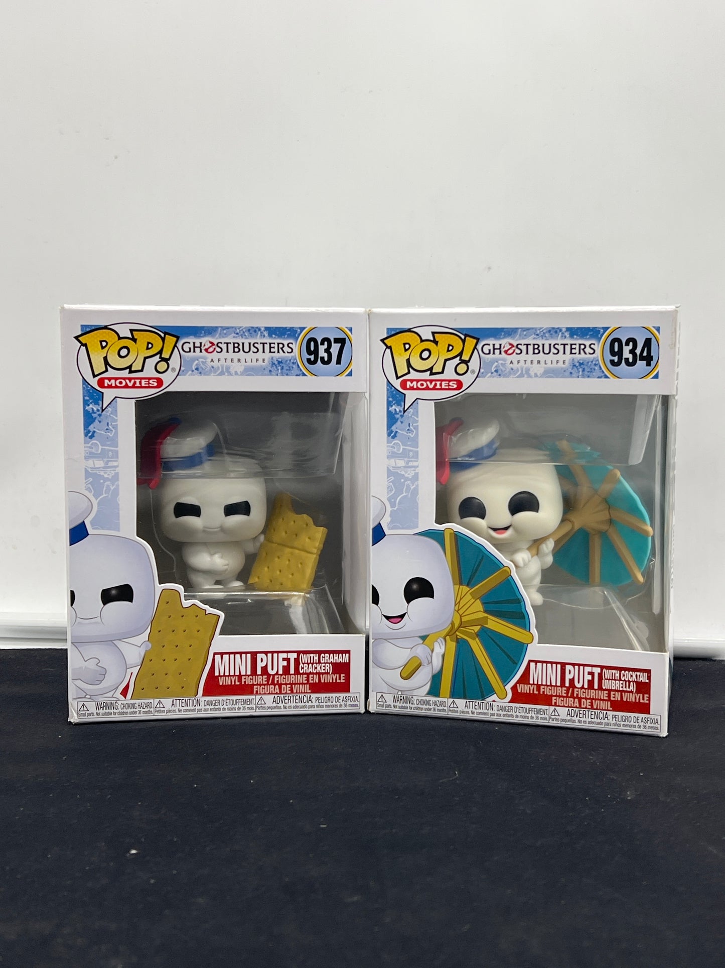 Auction Lot 24: POP Funko Ghostbusters Mini Puft With Items 937 934 Figures