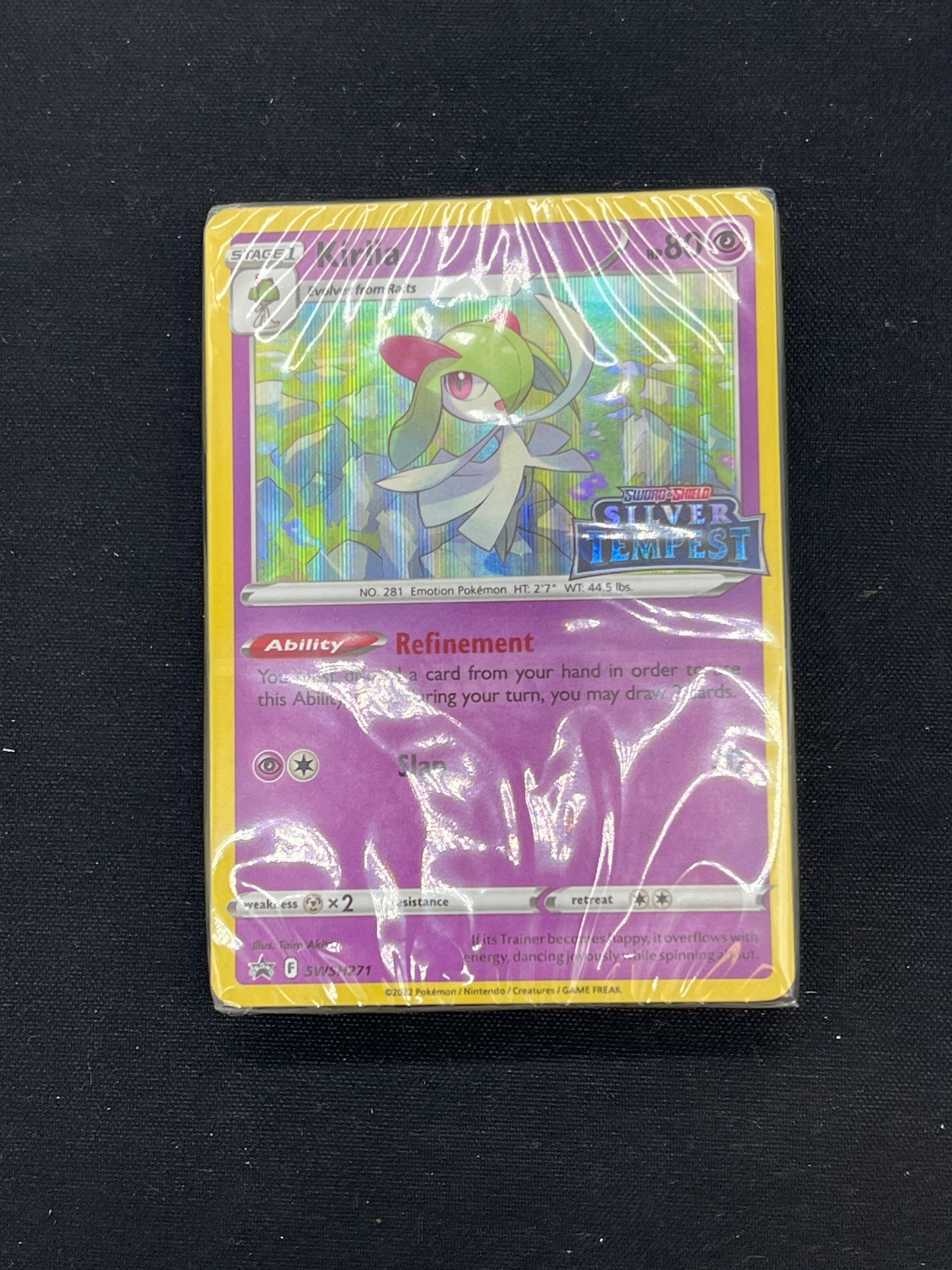 Auction Lot 309: Pokemon Cards Kirlia Silver Tempest Stamped Promo Conditions Vary