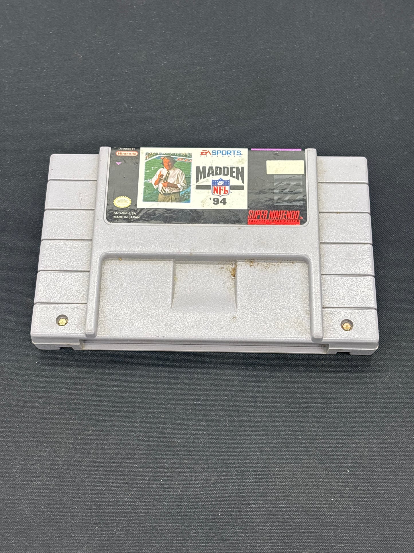 Auction Lot 79: SNES Video Game Madden 94 Loose