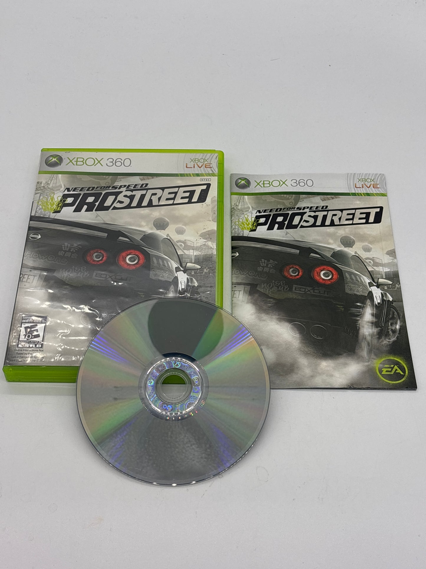 Auction Lot 130: Need for Speed Pro Street Video Game XBOX 360 CIB