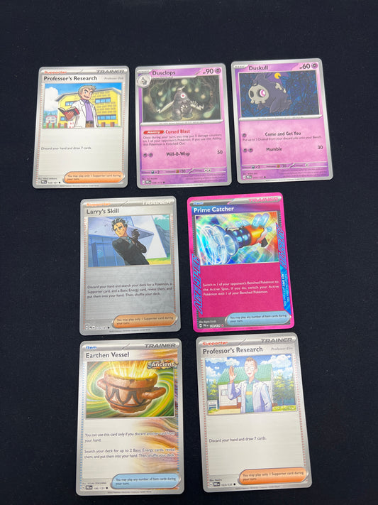 Auction Lot 403: Pokemon Cards Lot of 7 Prismatic Evolutions Conditions Vary