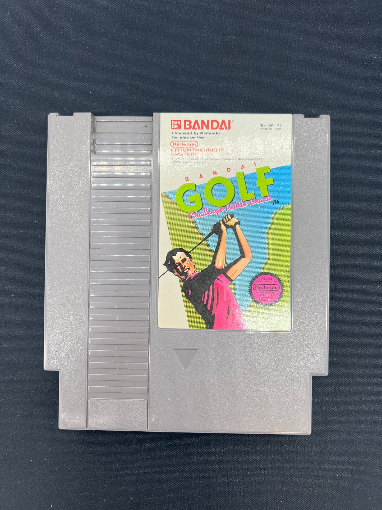 Auction Lot 86: NES Video Game Bandai Golf Challenge Pebble Beach