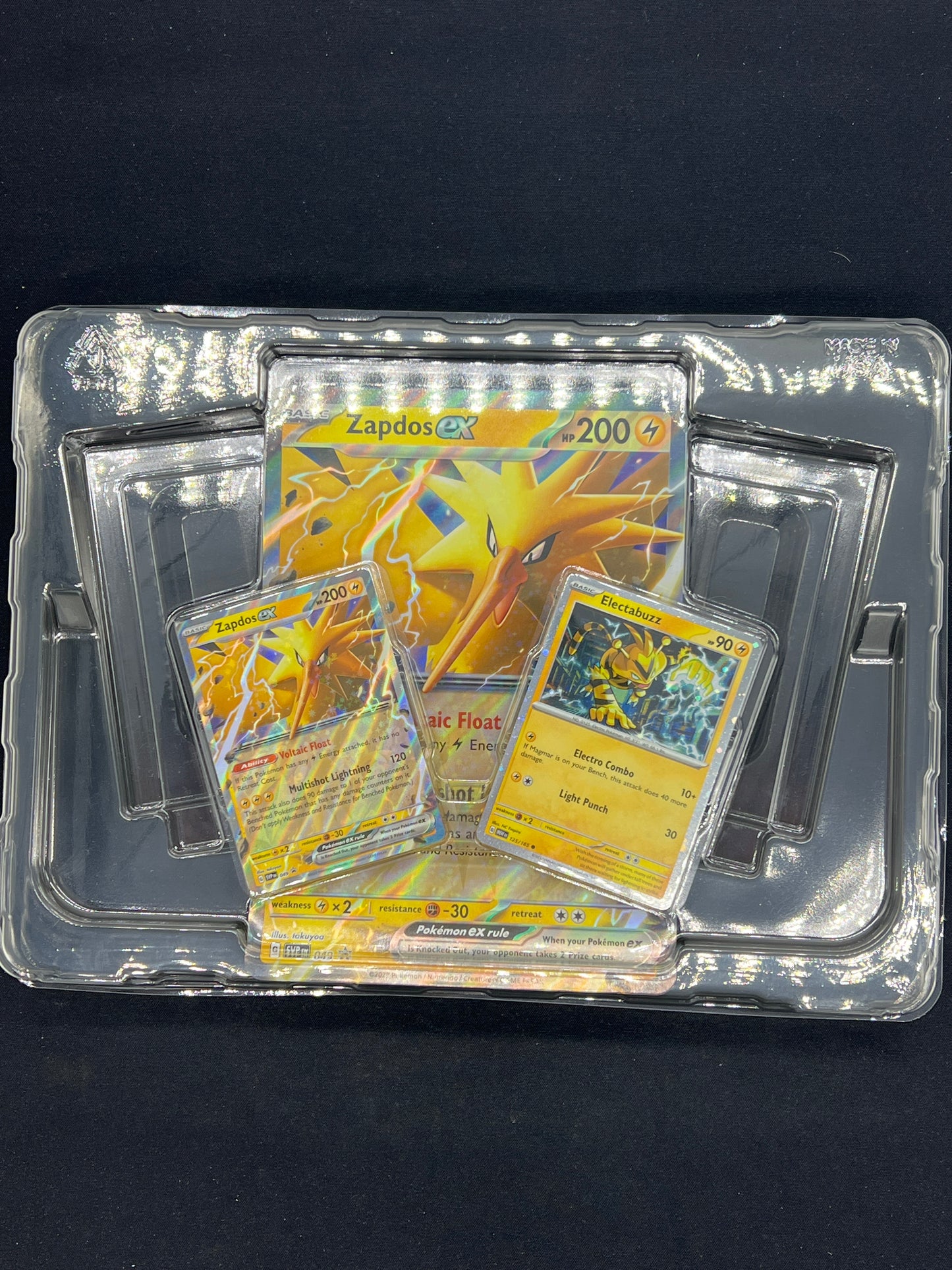 Auction Lot 133: Pokemon Cards 151 Zapdos Collection Box Promo Cards Lot 2 Conditions Vary