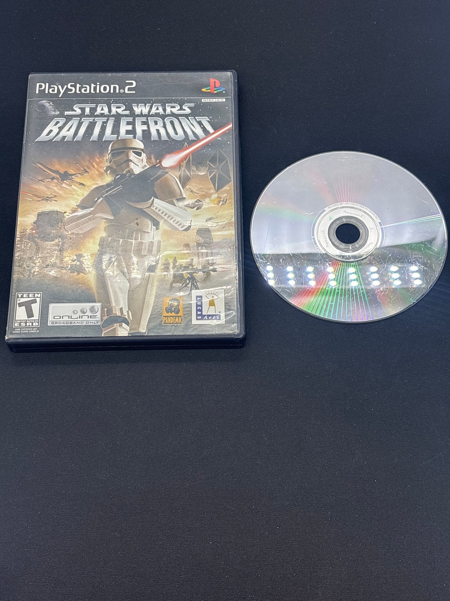 Auction Lot 288: PlayStation 2 Star Wars Battlefront With Case & Disc