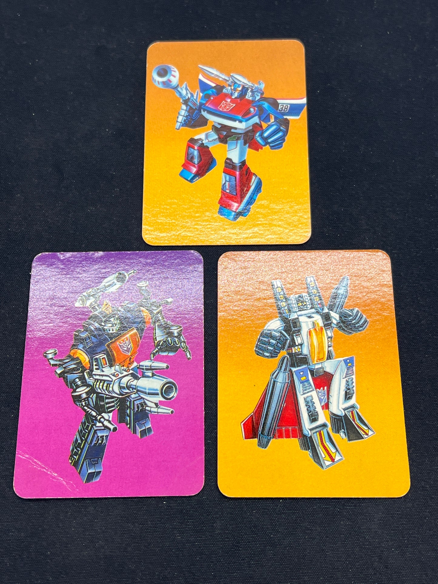 Auction Lot 202: Transformers TCG 1985 Card Lot 2 Conditions Vary
