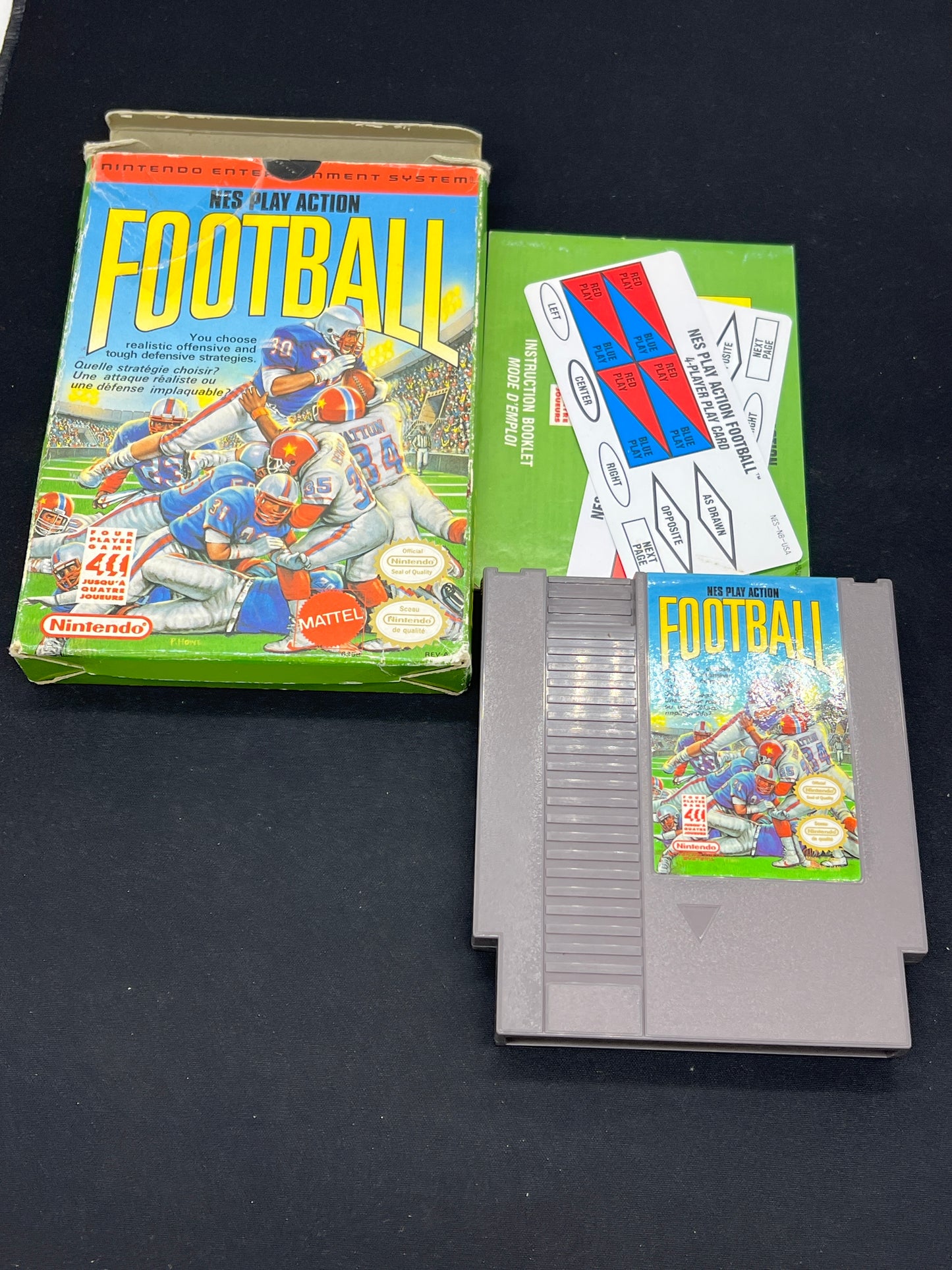 Auction Lot 214: NES Play Action Football CIB
