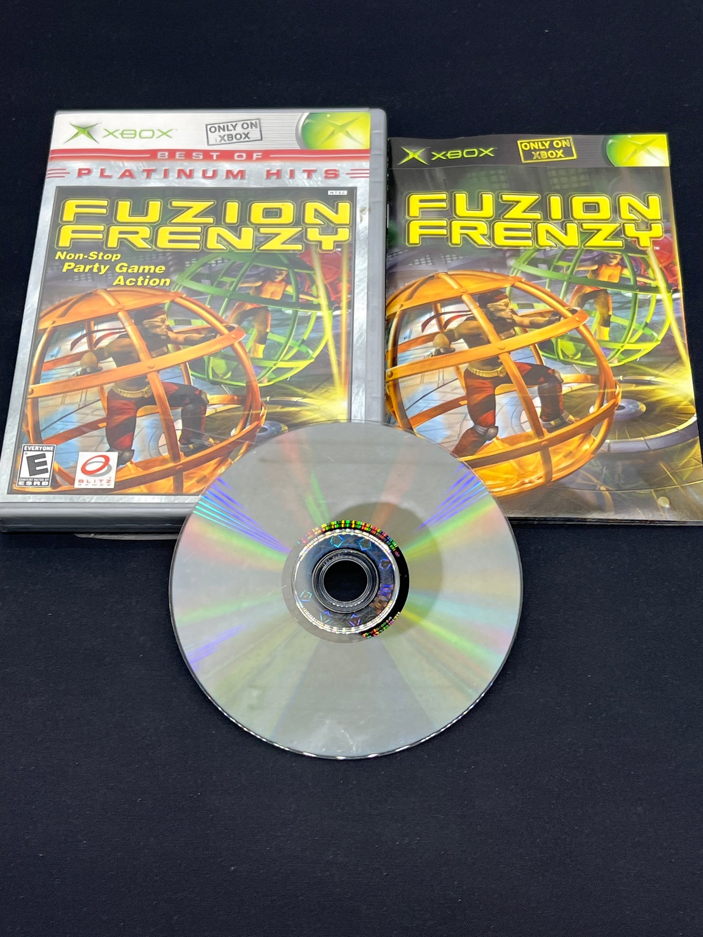Auction Lot 182: XBOX Video Game Fuzion Frenzy CIB