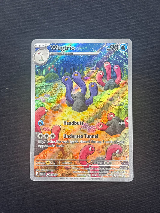 Auction Lot 362: Wugtrio Illlustration Rare Card Conditions Vary