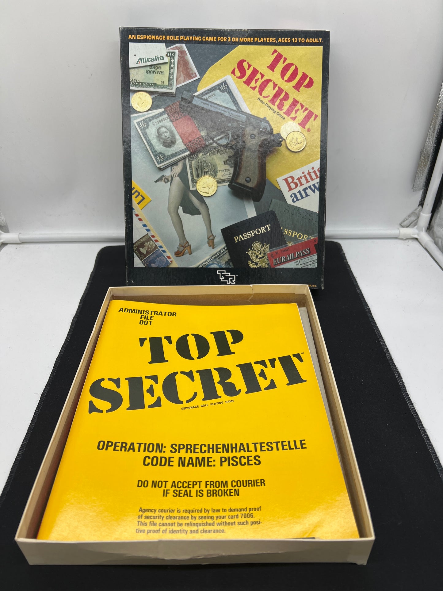 Auction Lot 234: Top Secret Board Game Used