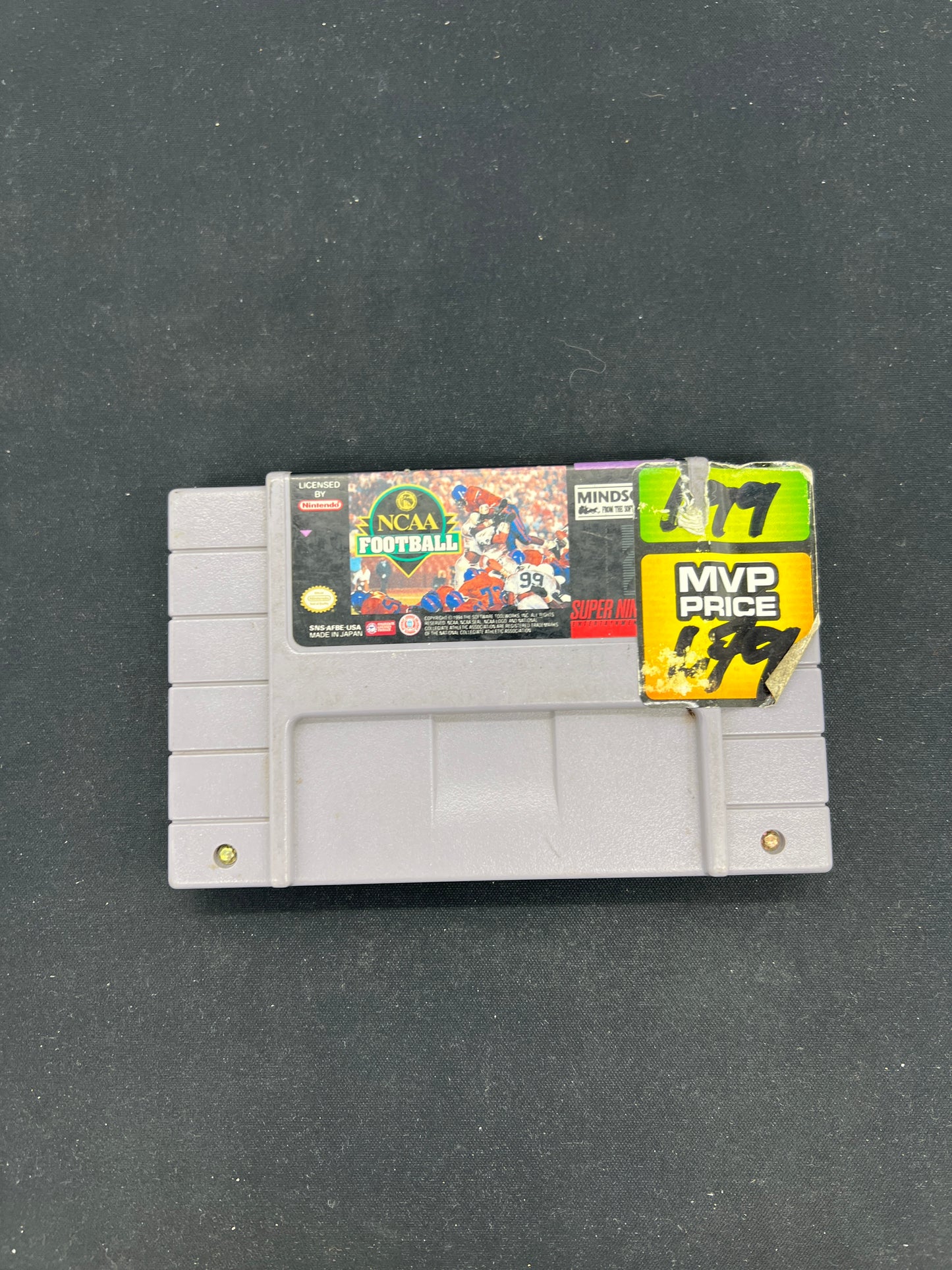 Auction Lot 45: SNES Video Game NCAA Football