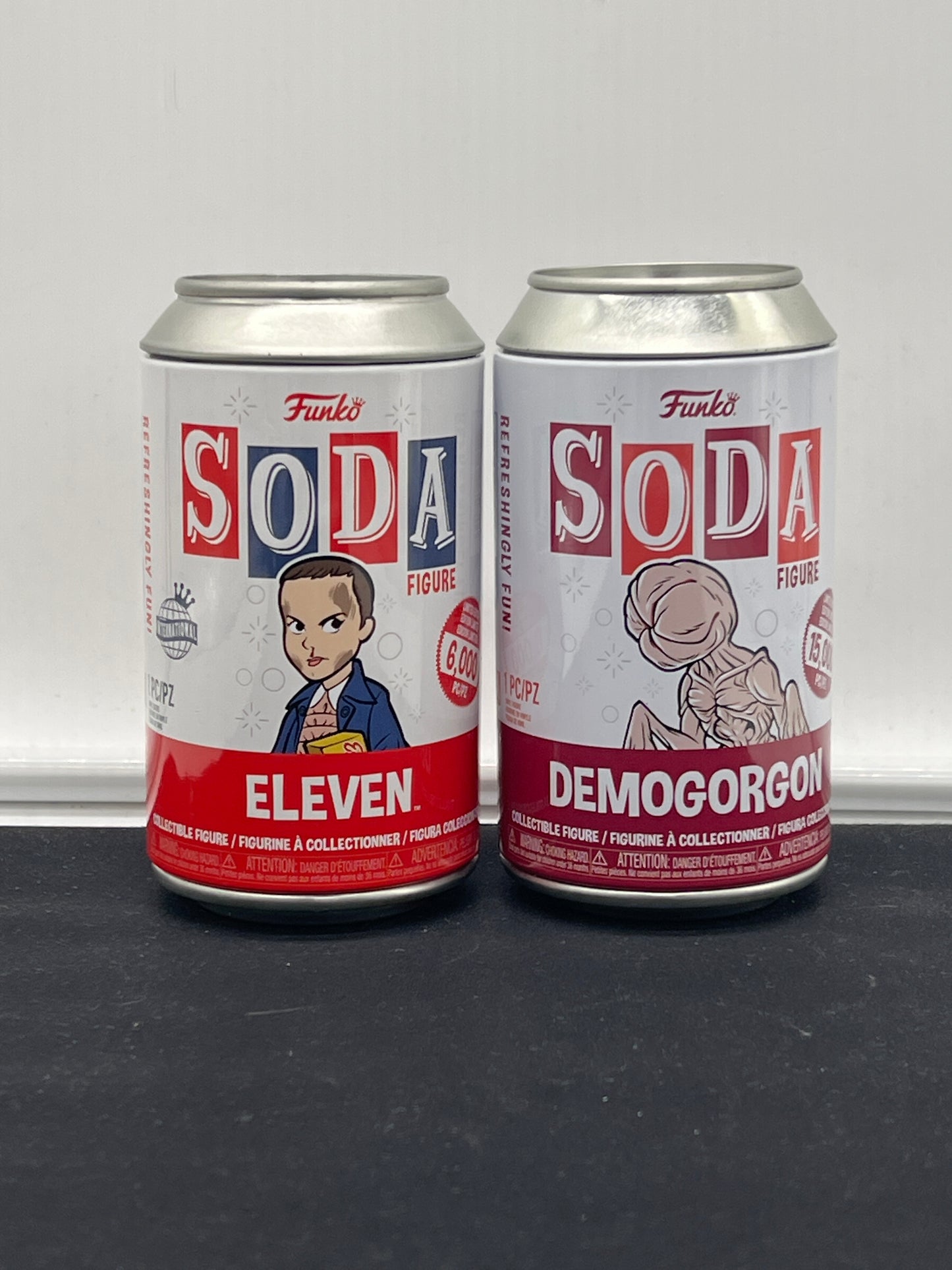 Auction Lot 57: Funko Soda Figures Stranger Things Demogorgon Eleven Lot of 2