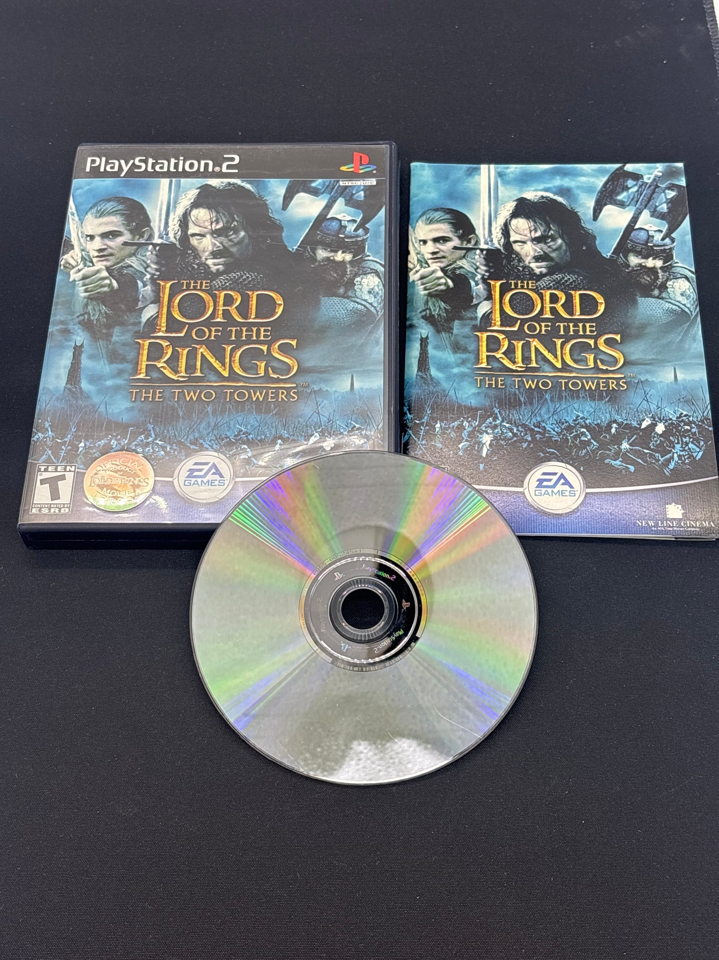 Auction Lot 416: PlayStation 2 The Lord of the Rings The Two Towers Video Game CIB