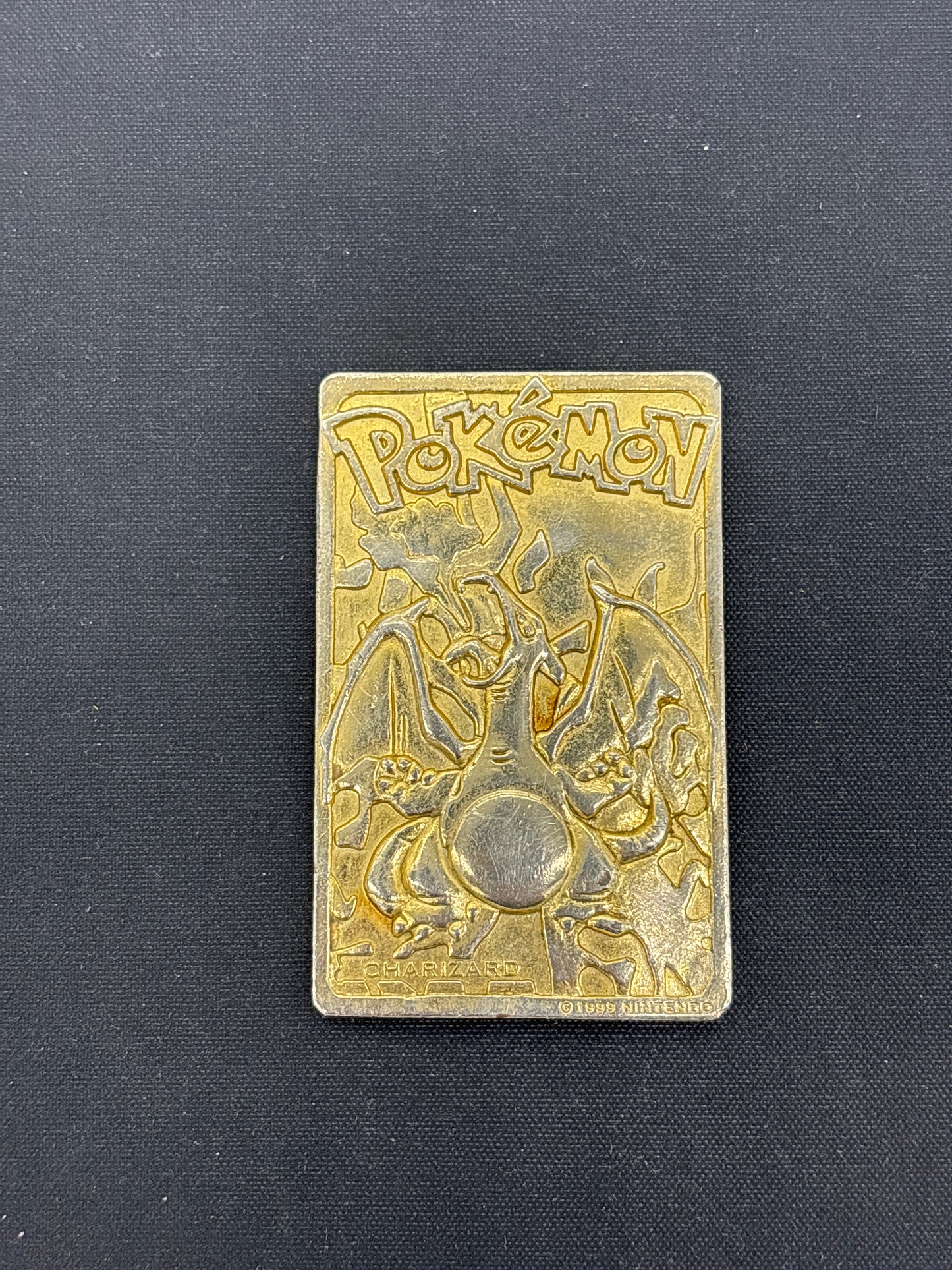 Auction Lot 349: Pokemon Gold Plated Charizard
