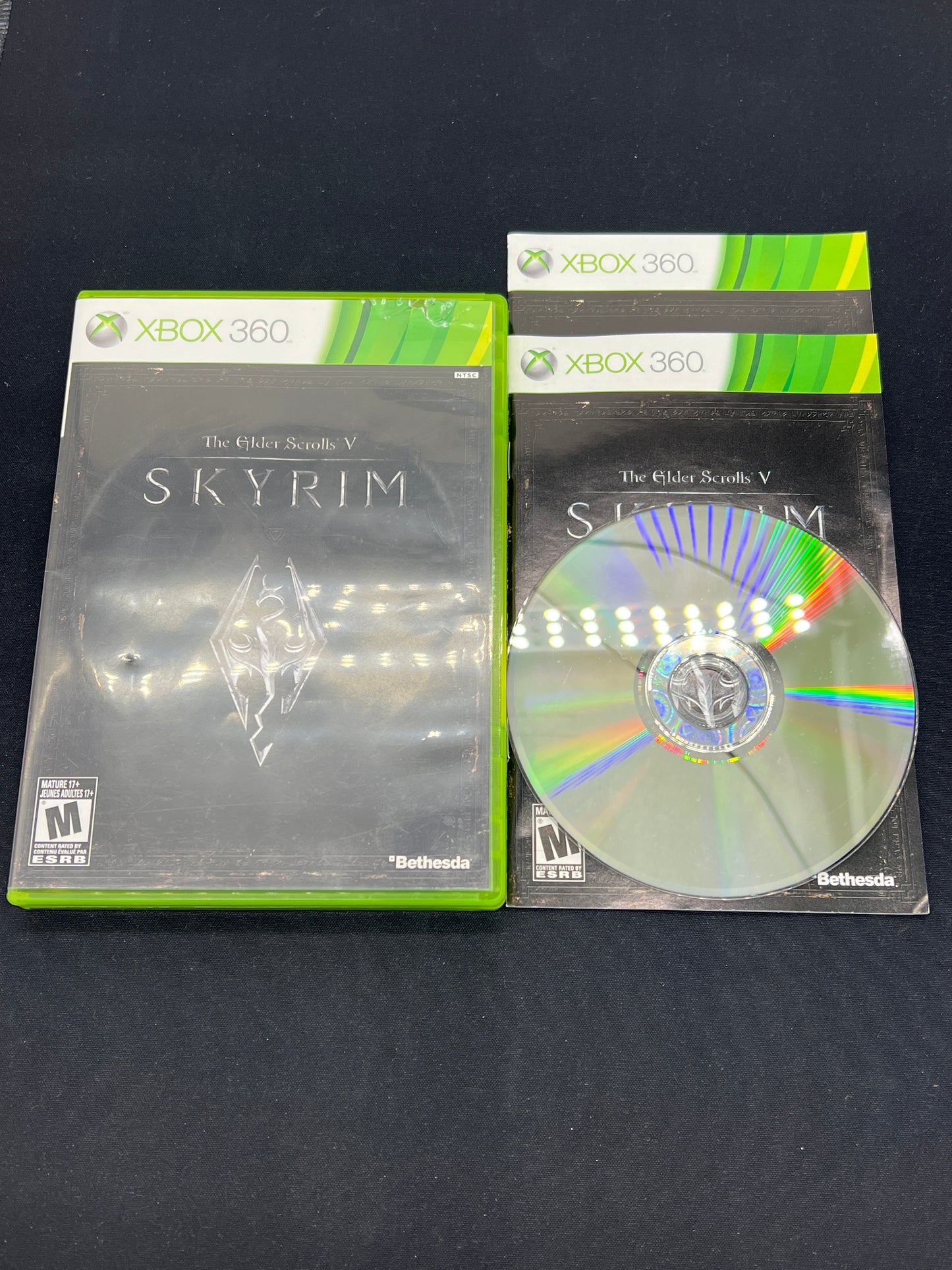 Auction Lot 154: XBOX 360 Video Game Elder Scrolls V Skyrim CIB