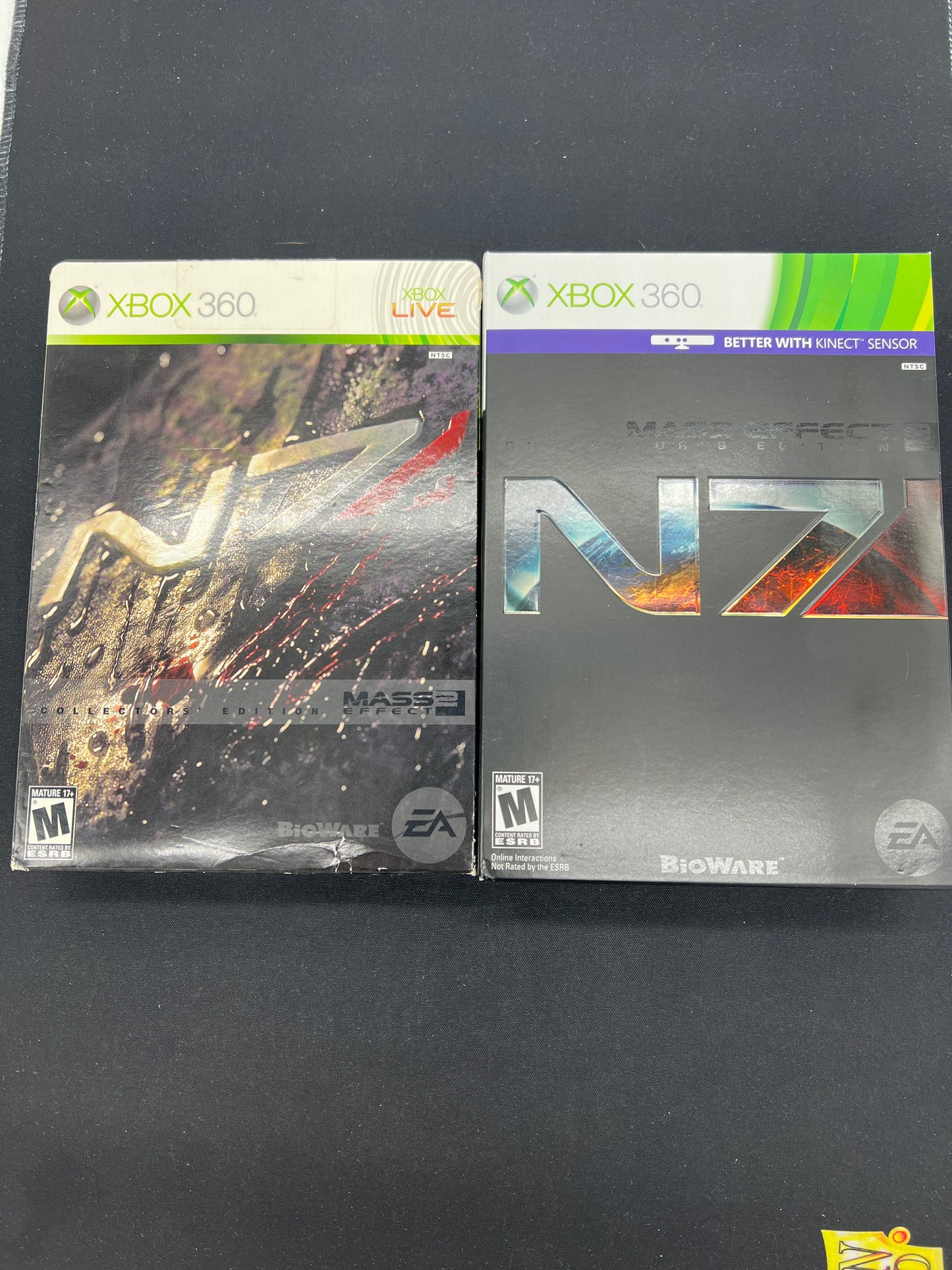 Auction Lot 208: XBOX 360 Game Lot of 2 Mass Effect 2 3 Collector's Edition Complete In Box