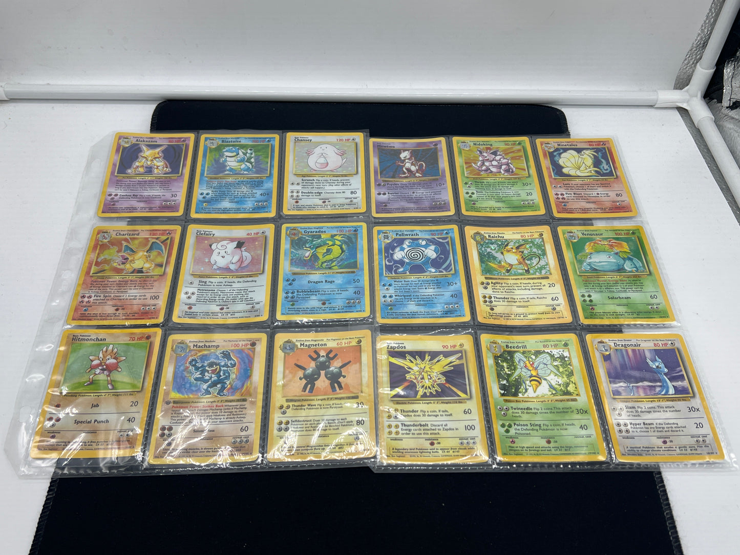 Auction Lot 1: Pokémon Complete Base Set Conditions Vary