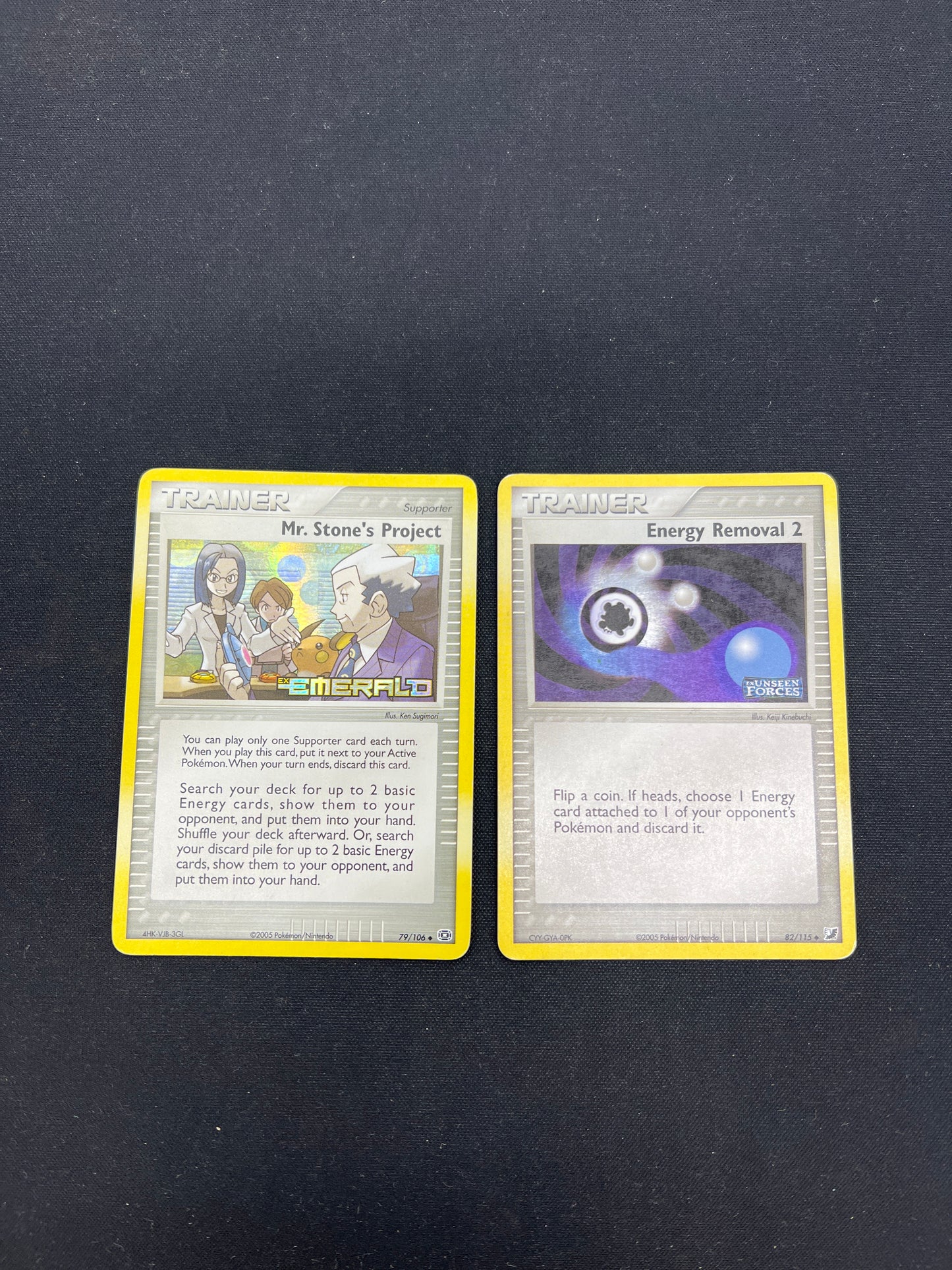 Auction Lot 70: Pokémon Cards Assorted Lot of 2 Stamped Mid Era Trainers Conditions Vary