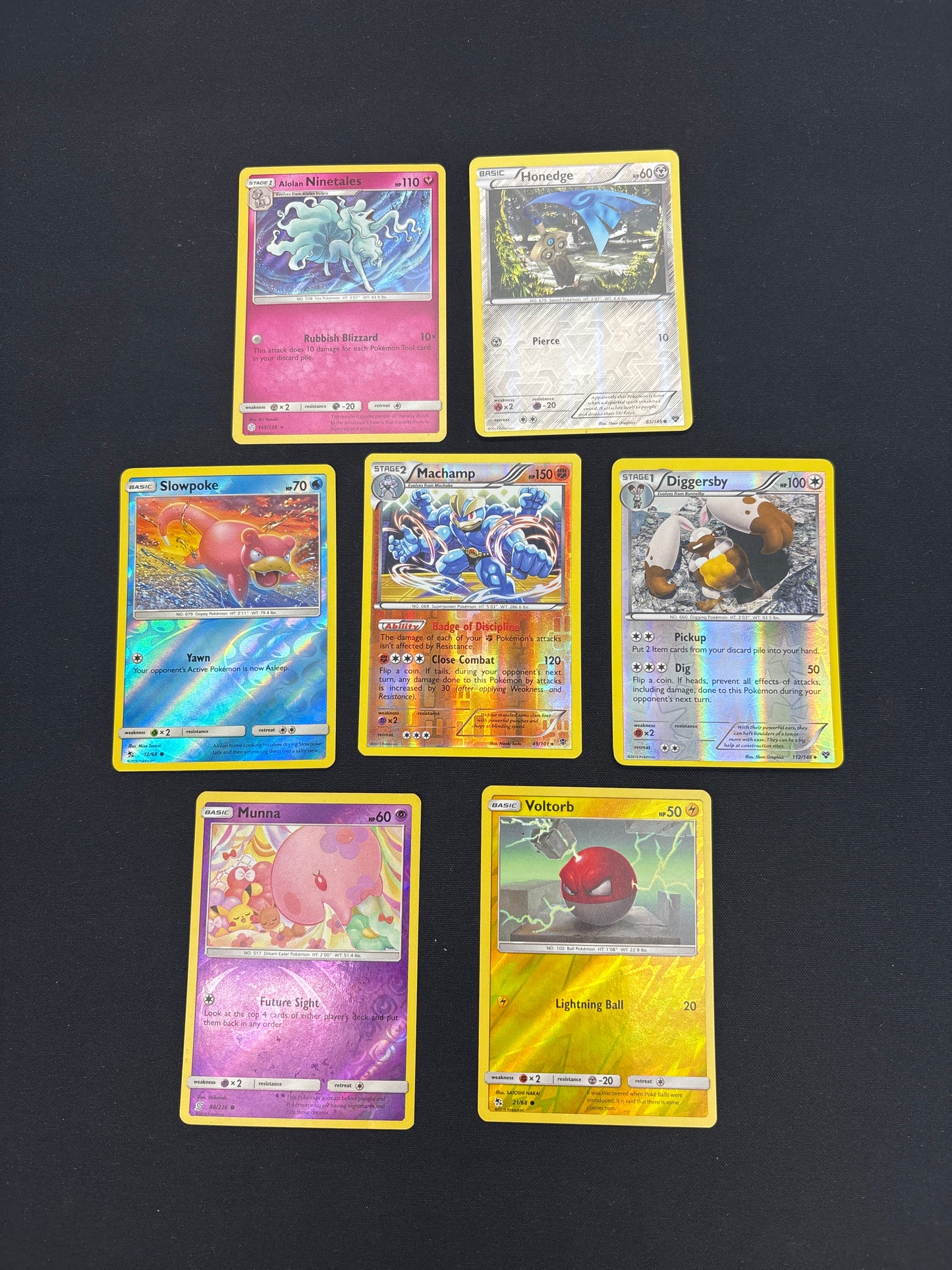 Auction Lot 67: Pokemon Reverse Holo Card Lot 7 Conditions Vary
