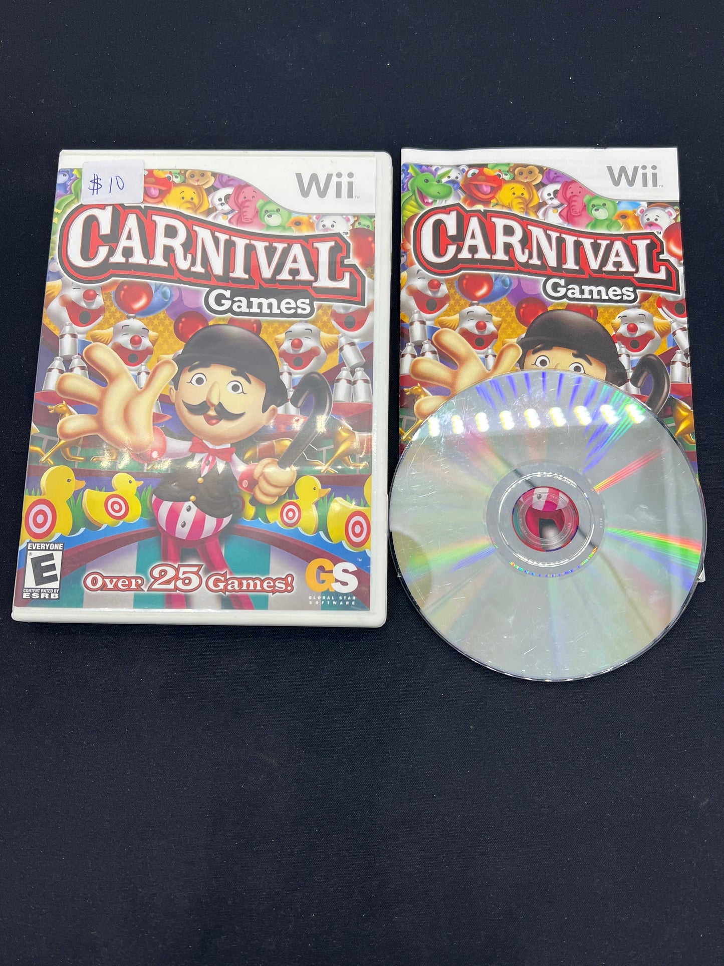 Auction Lot 97: Nintendo WII Video Game Carnival Games CIB