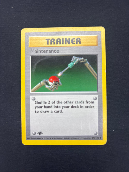 Auction Lot 350: Pokemon Card Maintenance 1st Edition Shadowless Base Set Conditions Vary