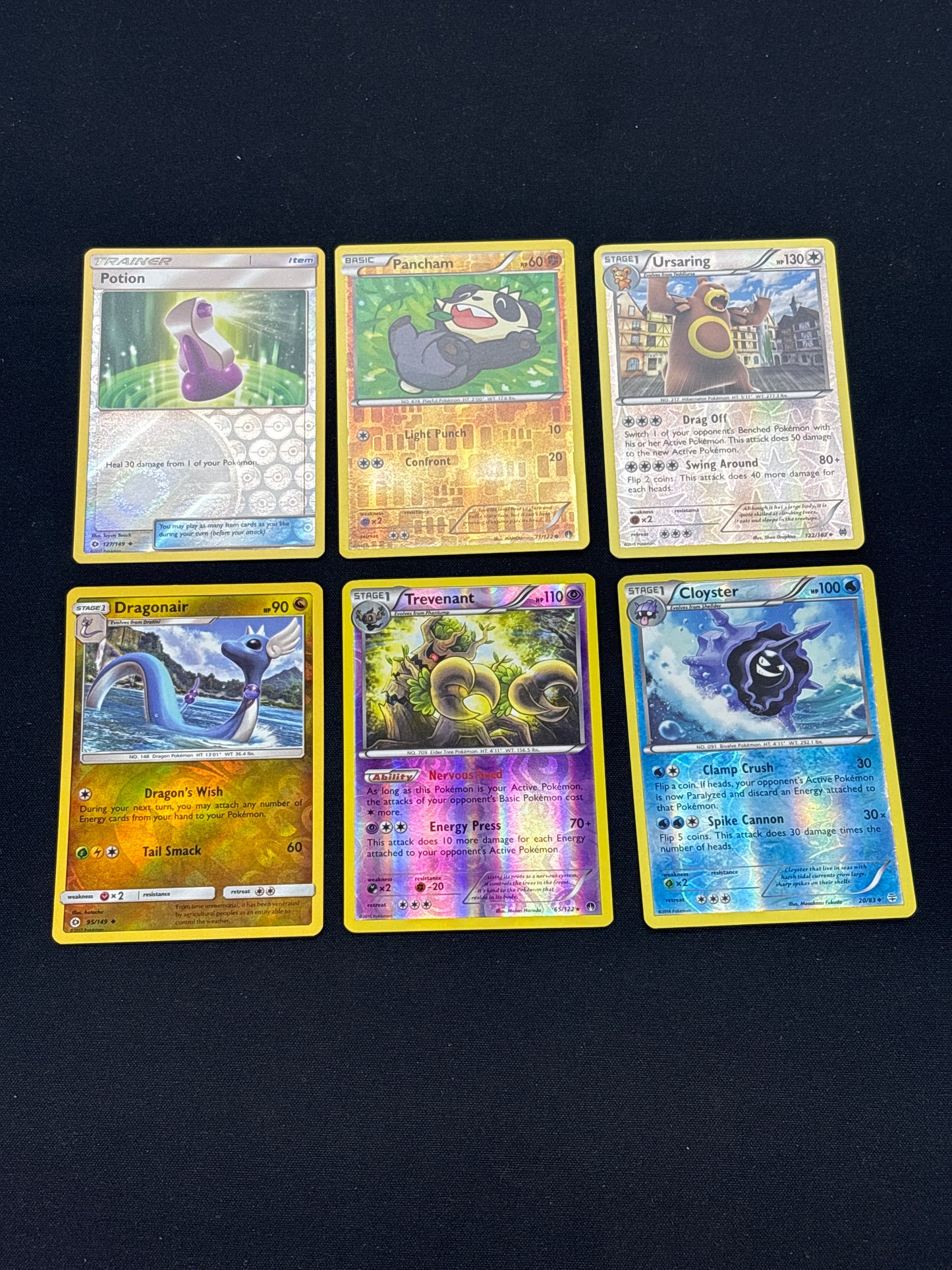 Auction Lot 257: Pokemon Reverse Holo Card Lot 7 Conditions Vary