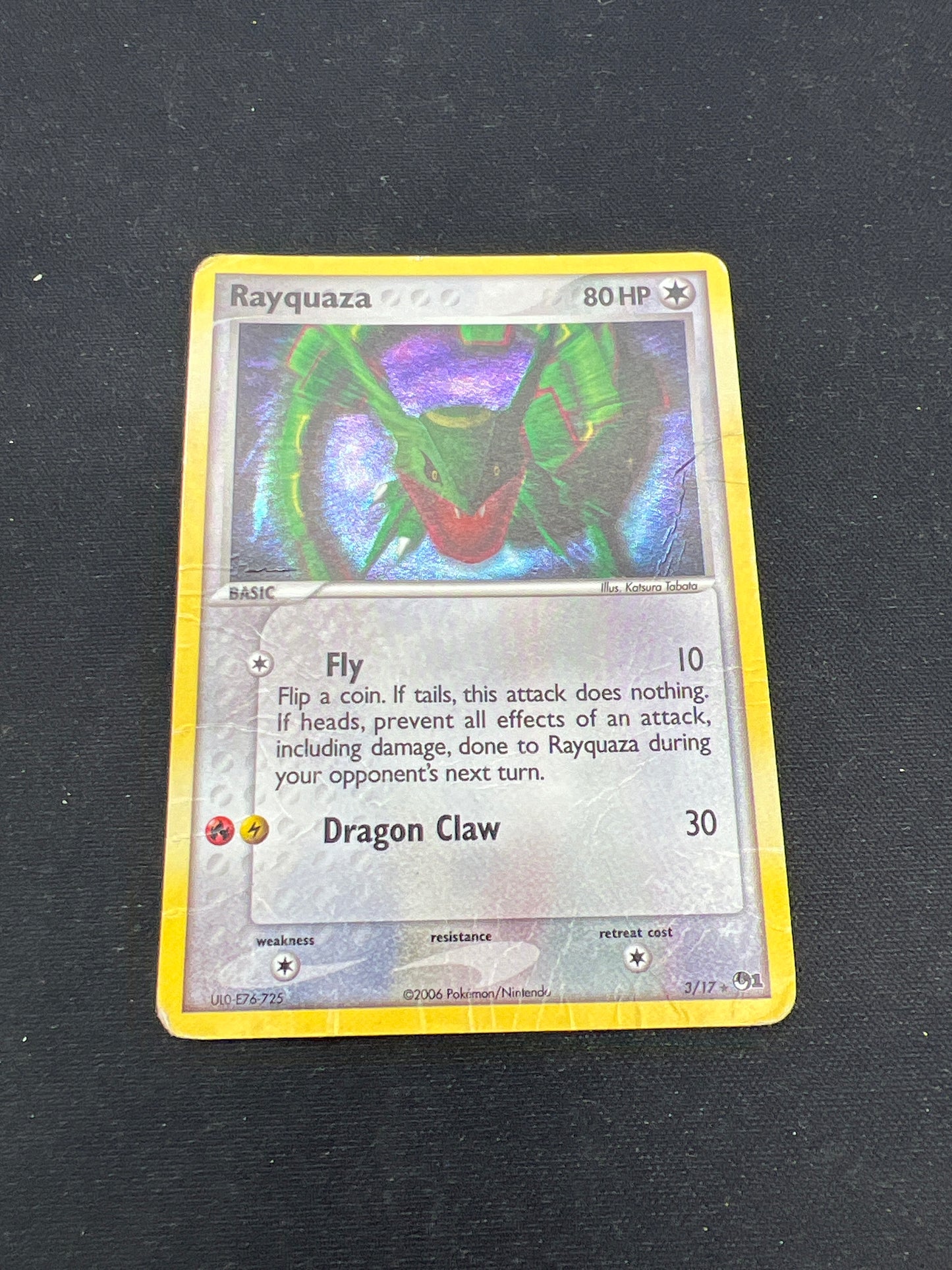 Auction Lot 177: Pokemon Cards Rayquaza Holo Pop Series Condition Vary