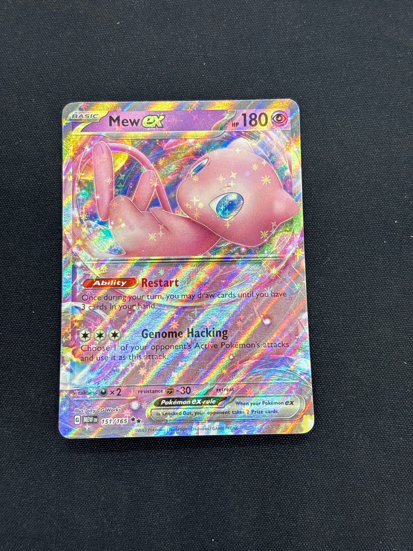 Auction Lot 350: Pokemon Cards Mew EX 151 Conditions Vary