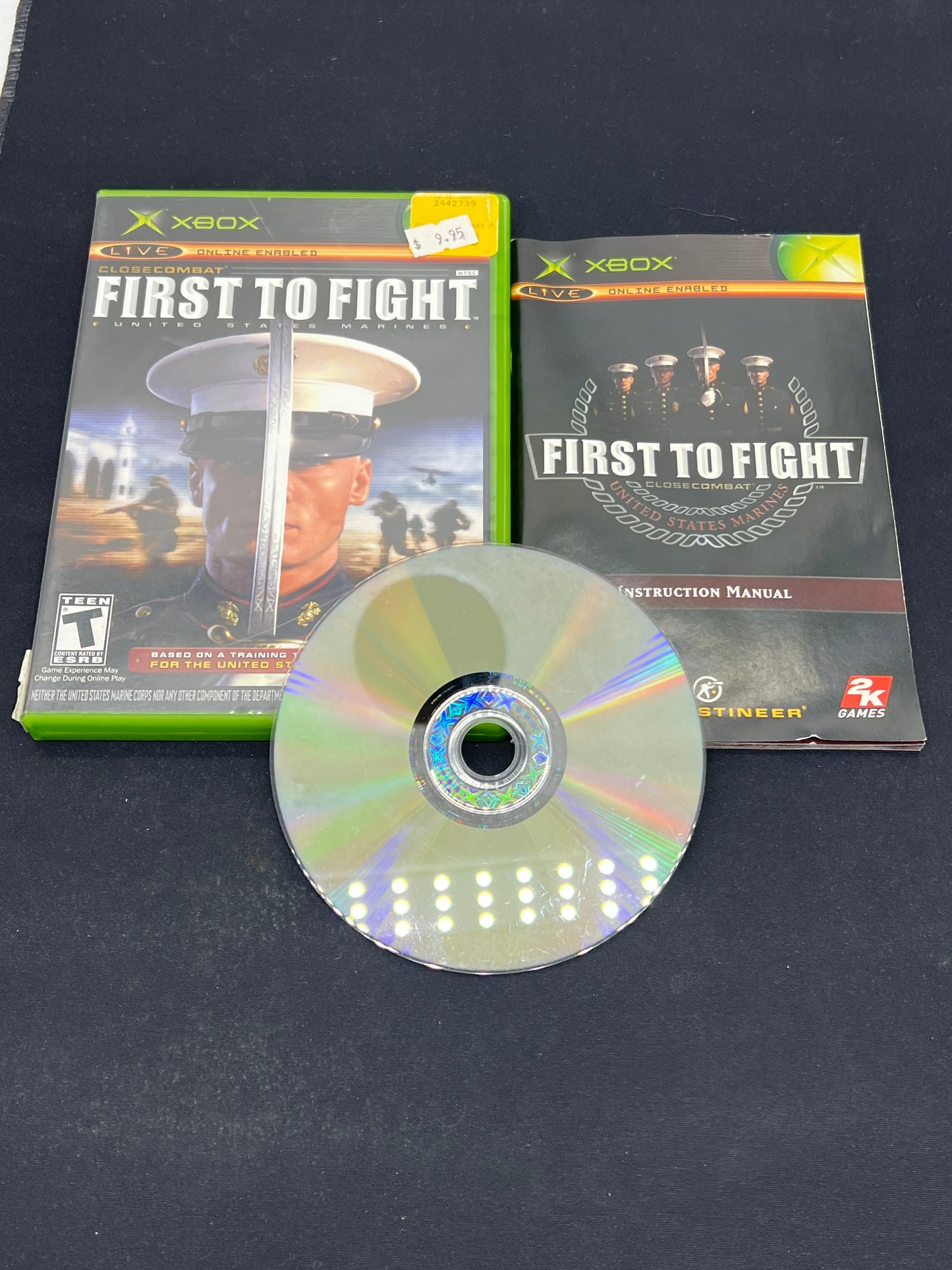 Auction Lot 59: XBOX Video Game First to Fight CIB