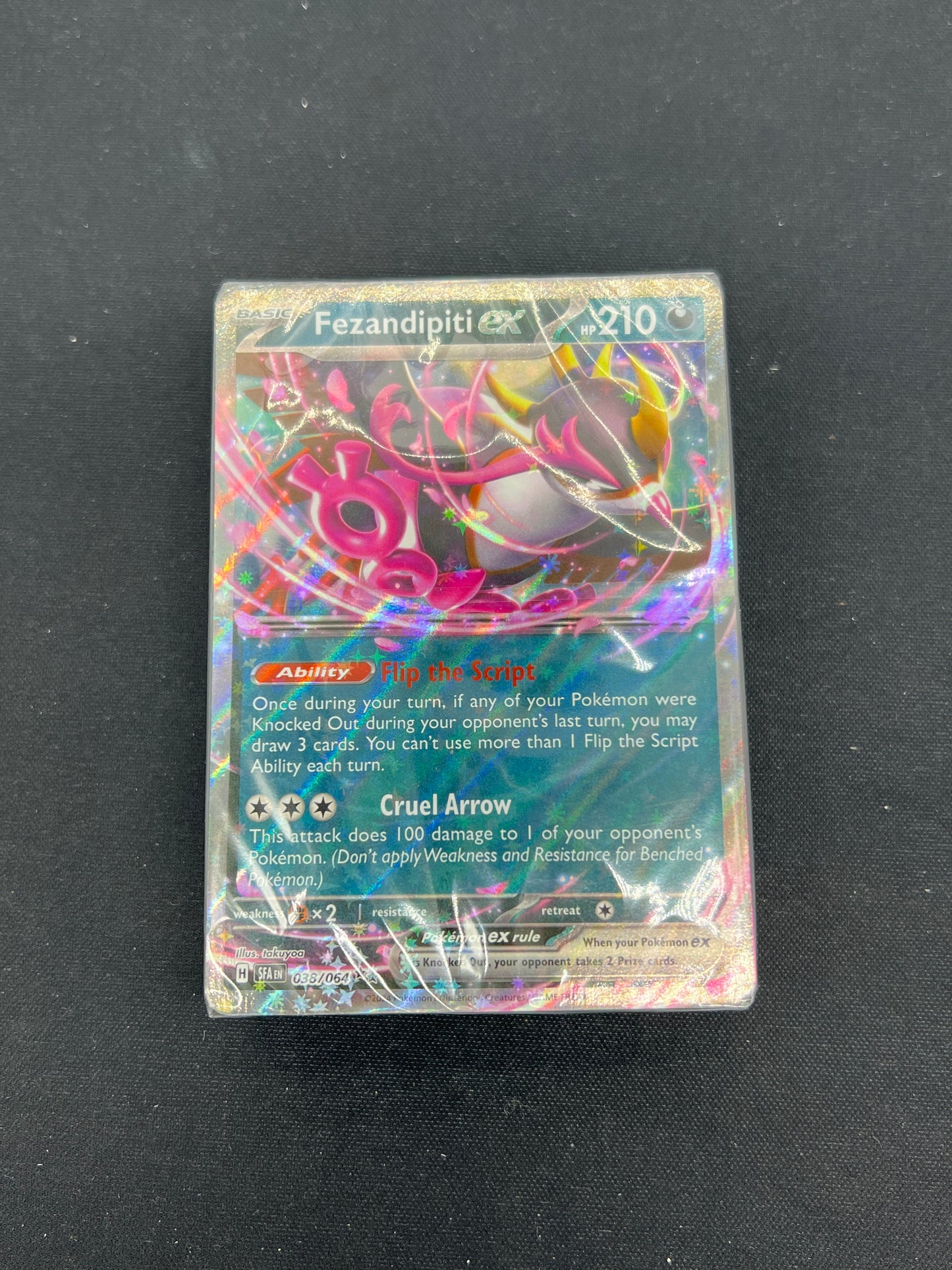 Auction Lot 200: Pokemon Cards Fezandipiti Deck Promo Conditions Vary