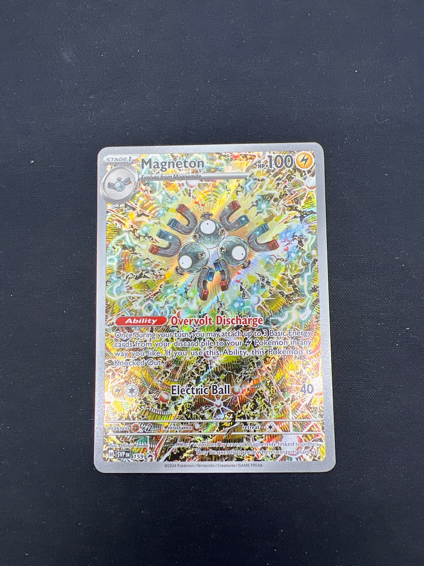 Auction Lot 231: Pokemon Cards Magneton ETB Promo Surging Sparks Conditions Vary