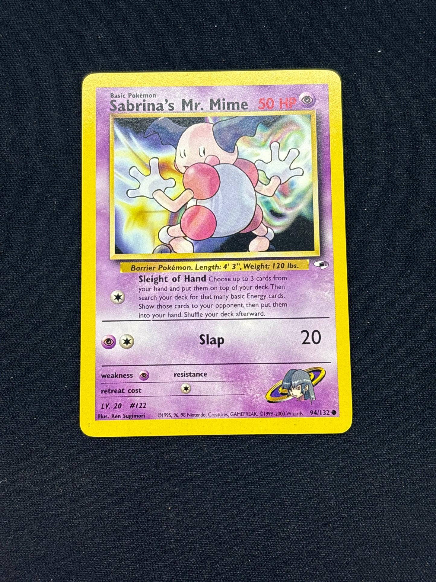 Auction Lot 67: Pokemon Cards Sabrina's Mr. Mime Gym Heroes Conditions Vary