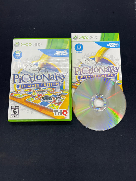 Auction Lot 321: XBOX 360 Pictionary Ultimate Edition CIB