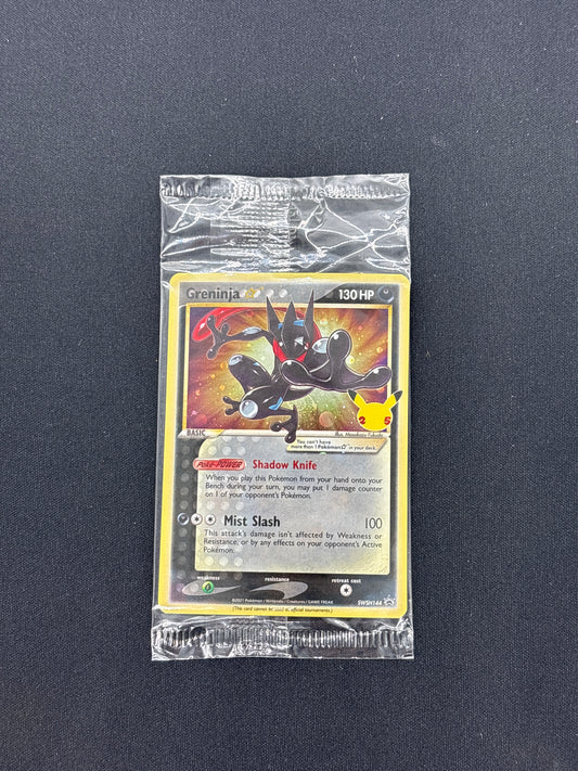 Auction Lot 34: Greninja Gold Star SWSH Celebrations ETB Promo Sealed