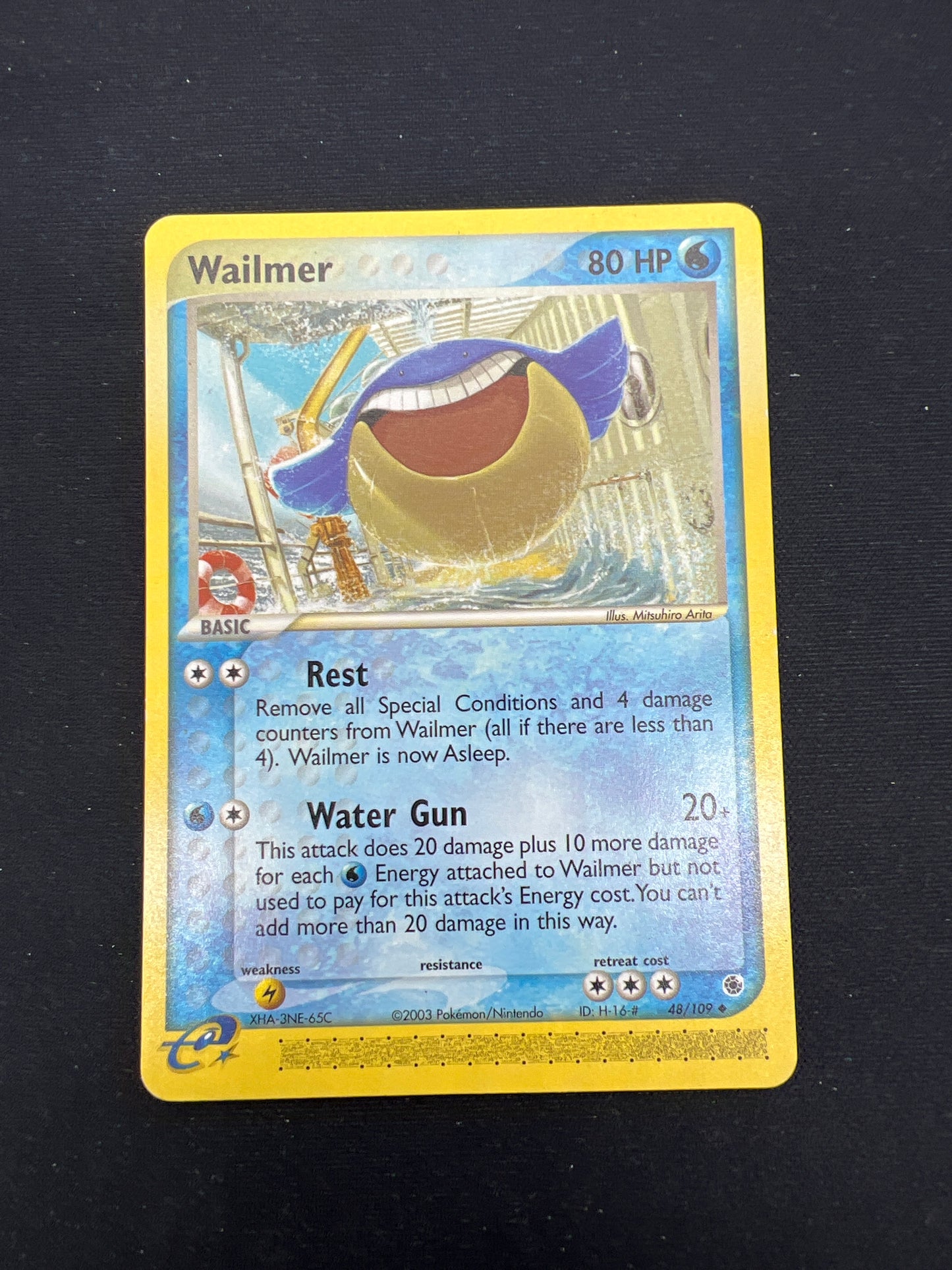 Auction Lot 322: Pokemon Cards Wailmer Mid Era Common Ruby & Sapphire Condition Vary