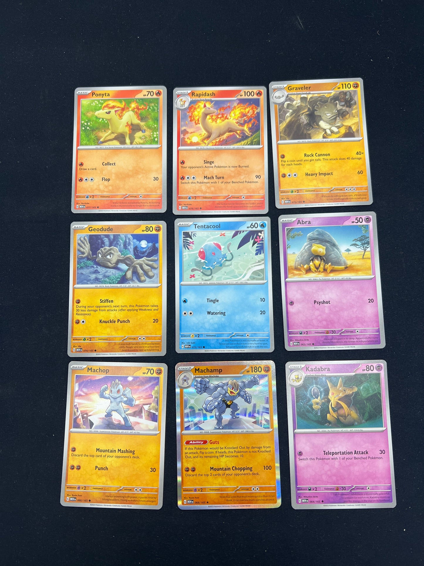Auction Lot 285: Pokemon Cards SV 151 Common Uncommon Card Lot 5 Conditions Vary