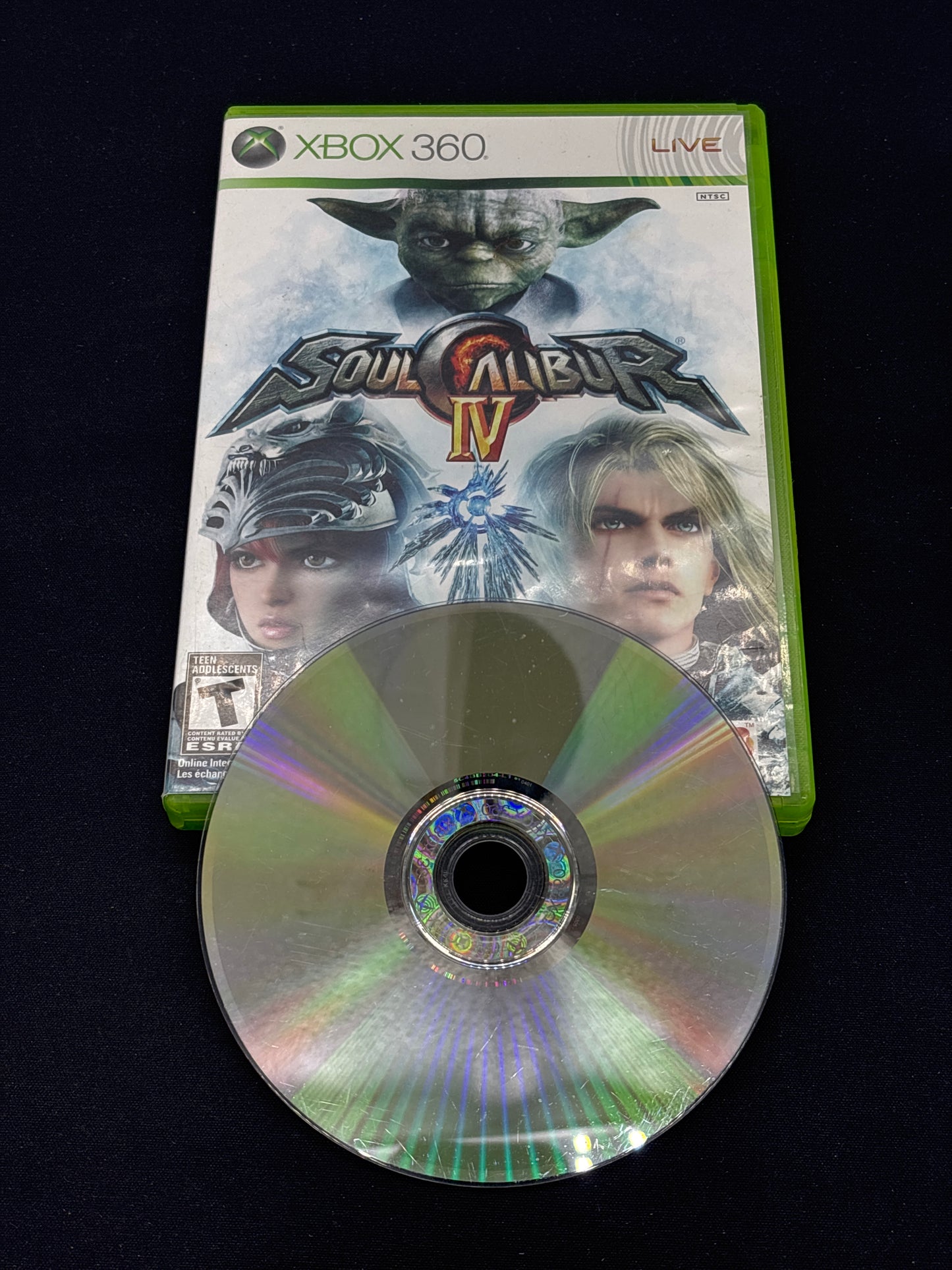 Auction Lot 122: XBOX 360 Soul Calibur 4 Video Game
