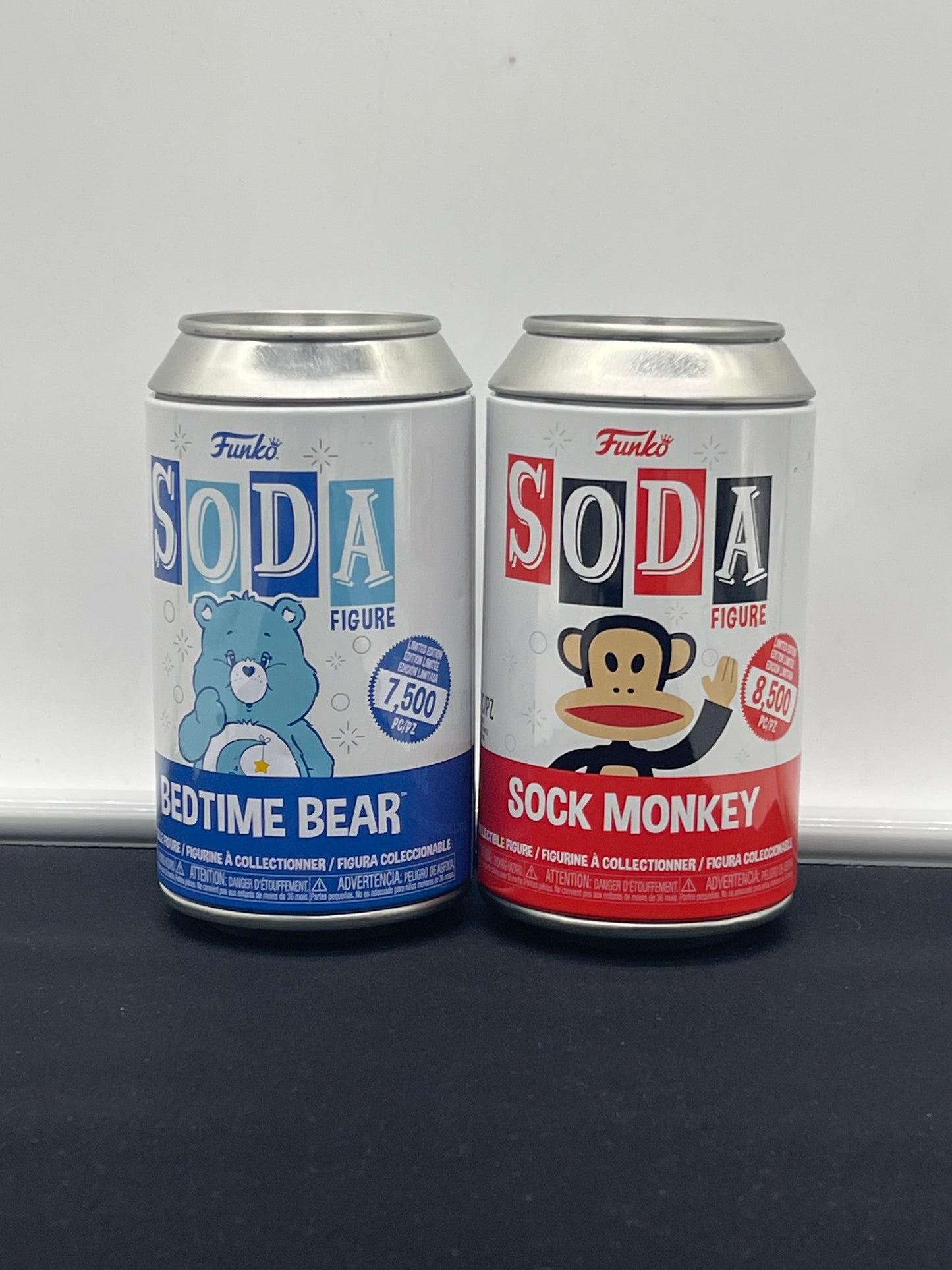 Auction Lot 72: Funko Soda Lot of 2 Bedtime Bear Sock Monkey
