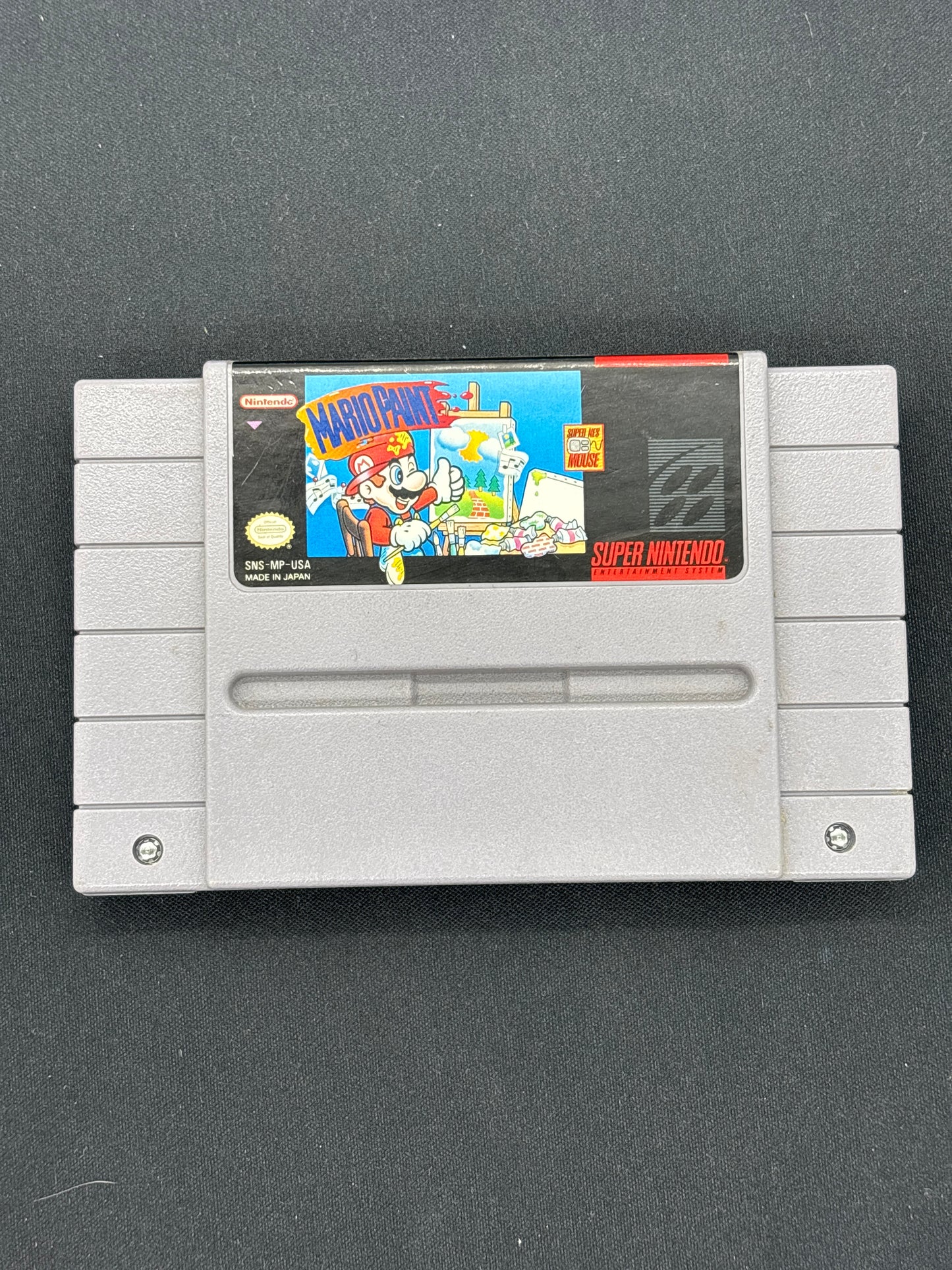 Auction Lot 139: Nintendo SNES Mario Paint Lot 1 Video Game Loose