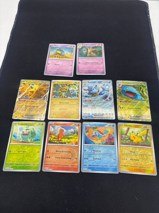 Auction Lot 15: Pokemon Cards SV 151 Promos Conditions Vary