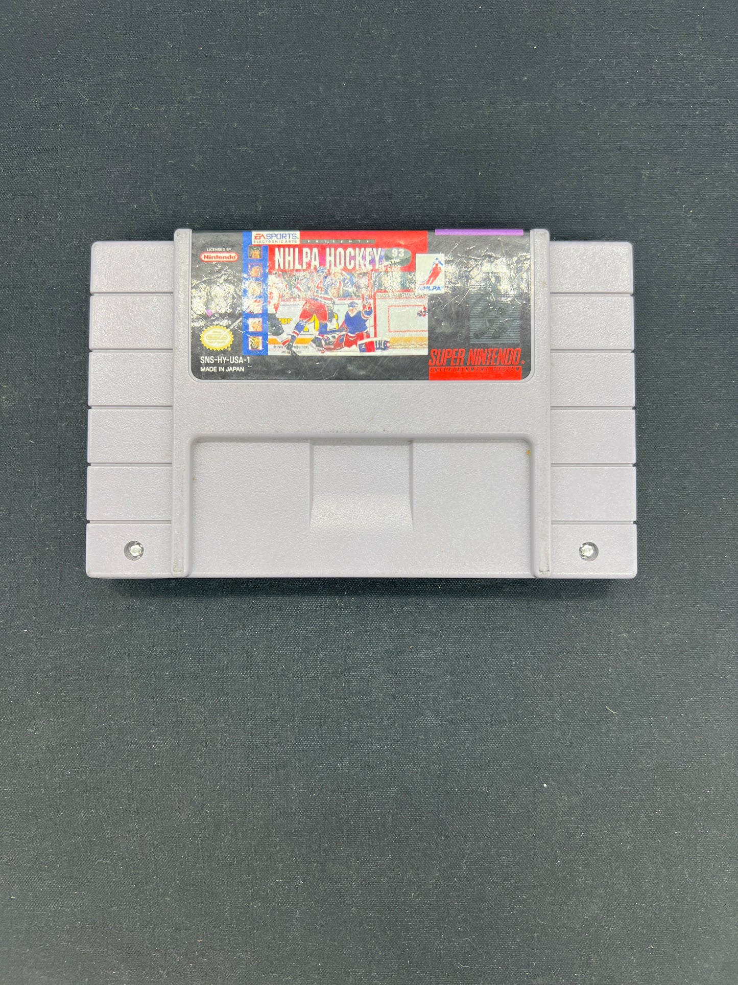 Auction Lot 216: SNES Video Game NHLPA Hockey 93 Loose