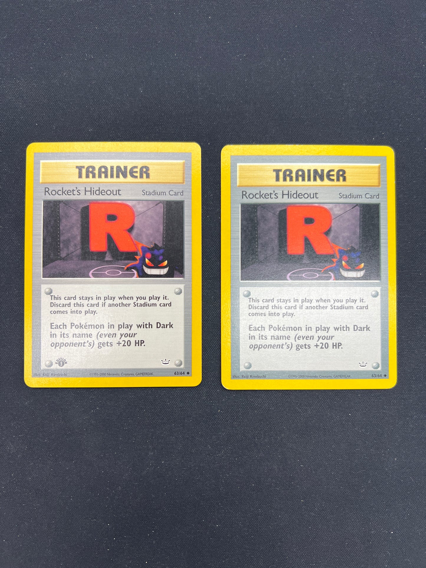 Auction Lot 431: Pokemon Cards Rocket's Hideout Lot Conditions Vary