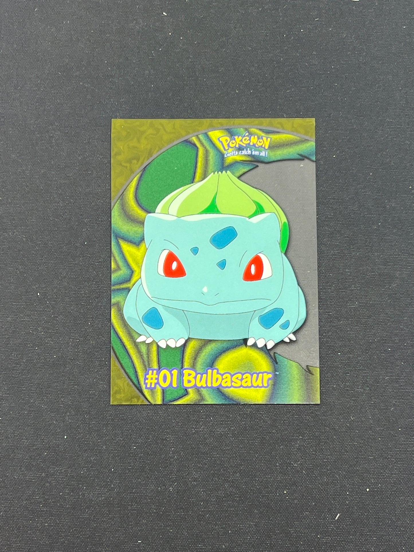 Auction Lot 98: Pokemon Topps Bulbasaur Card Conditions Vary
