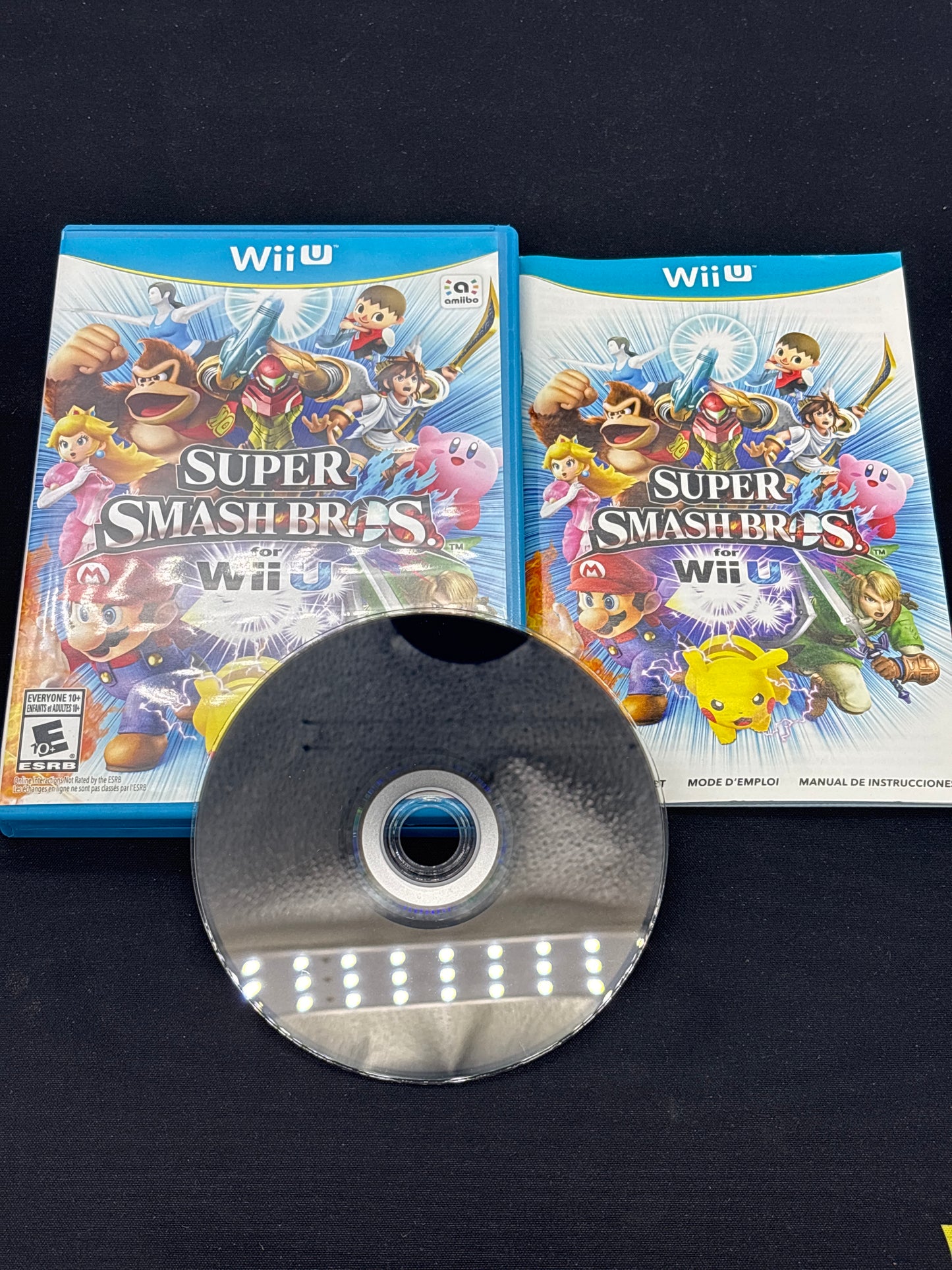 Auction Lot 298: Super Smash Bros Video Game Nintendo WIIU CIB