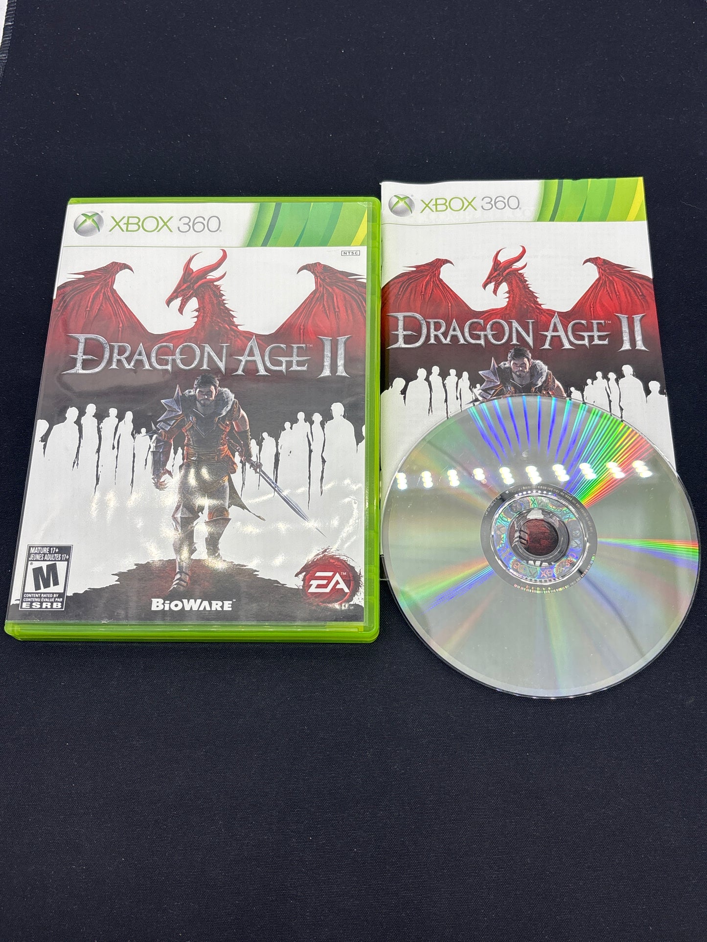 Auction Lot 219: XBOX 360 Video Game Lot of 2 Dragon Age II Dragon Age Inquisition