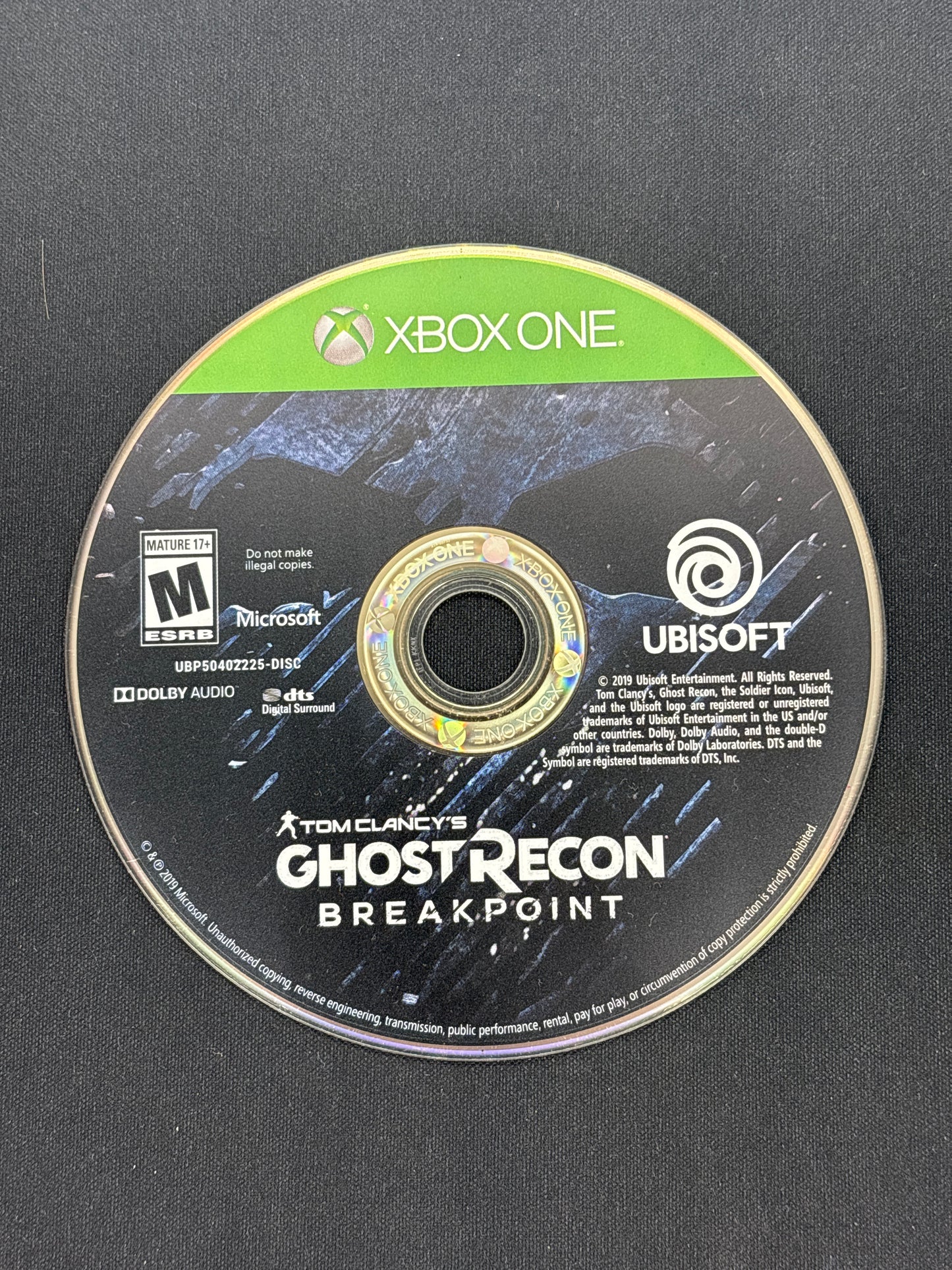 Auction Lot 365: Tom Clancy Ghost Recon Breakpoint Video Game XBOX One Loose