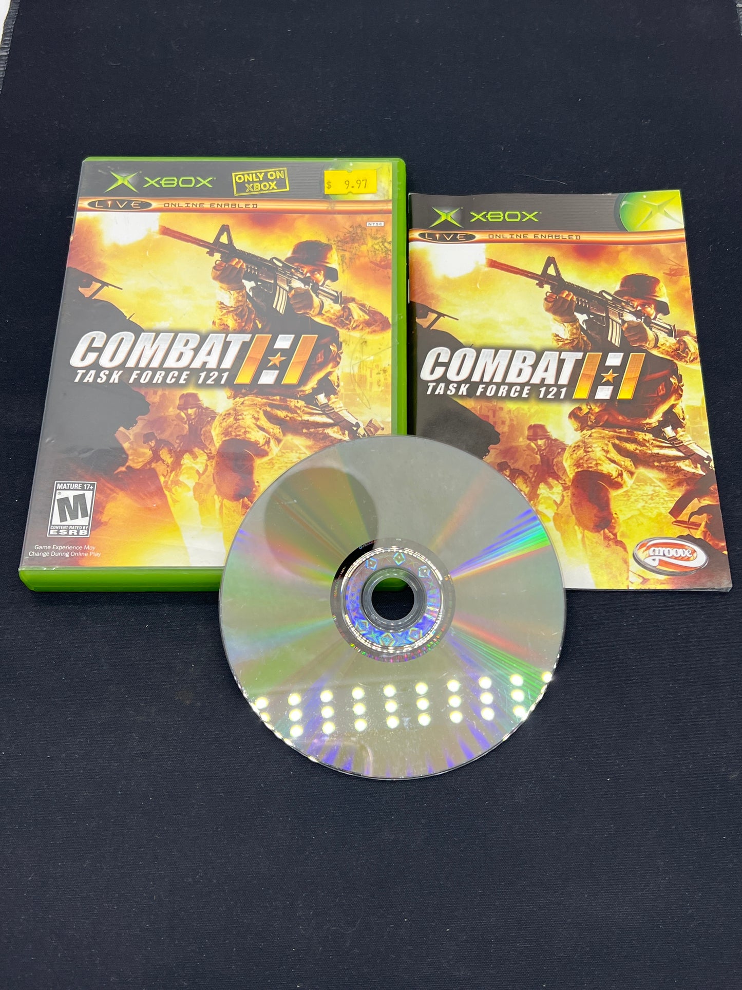 Auction Lot 56: XBOX Video Game Combat Task Force 121 CIB