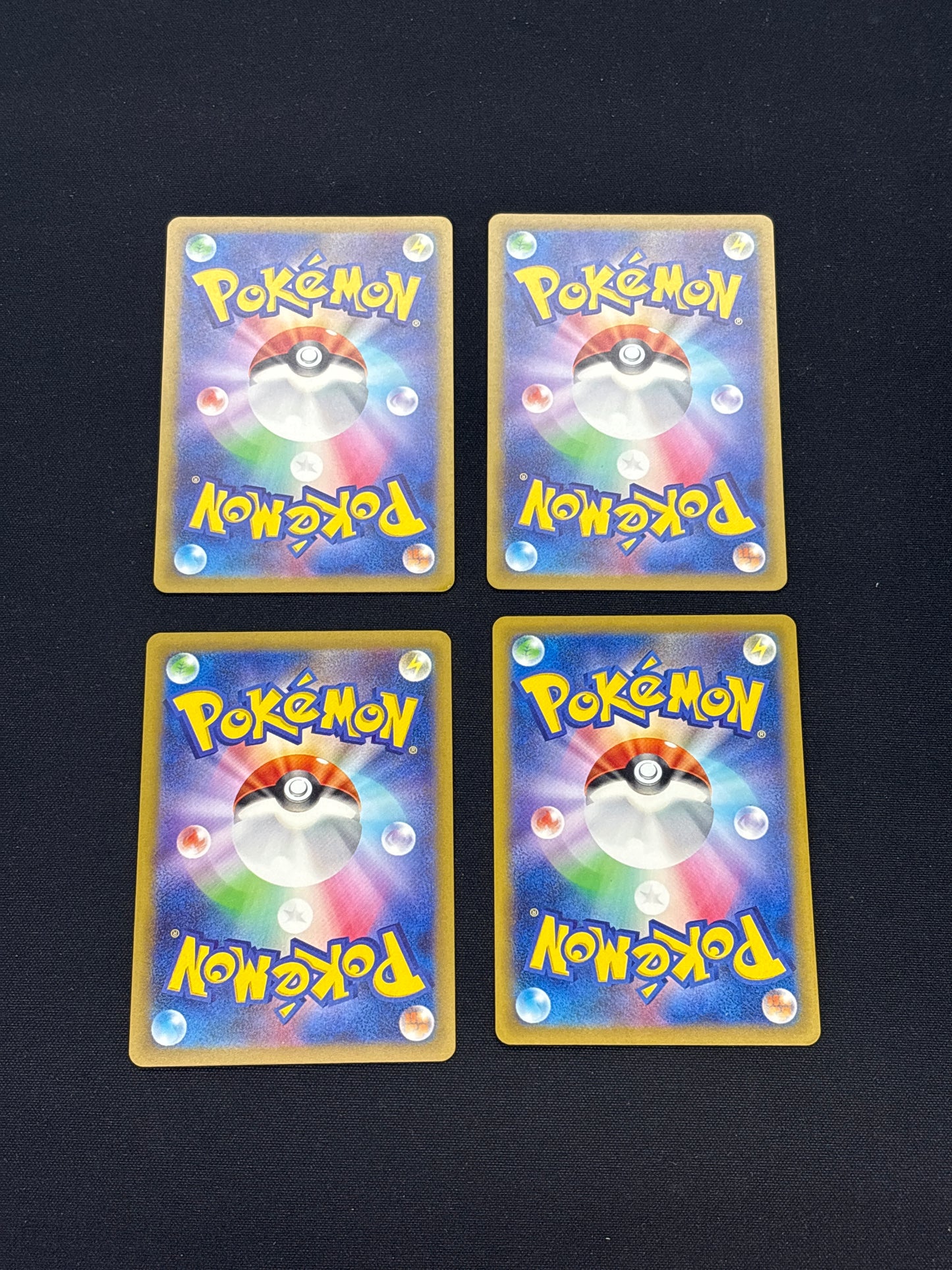 Auction Lot 176: Pokemon Cards Lot of 4 Regular EX Triple Beat Conditions Vary