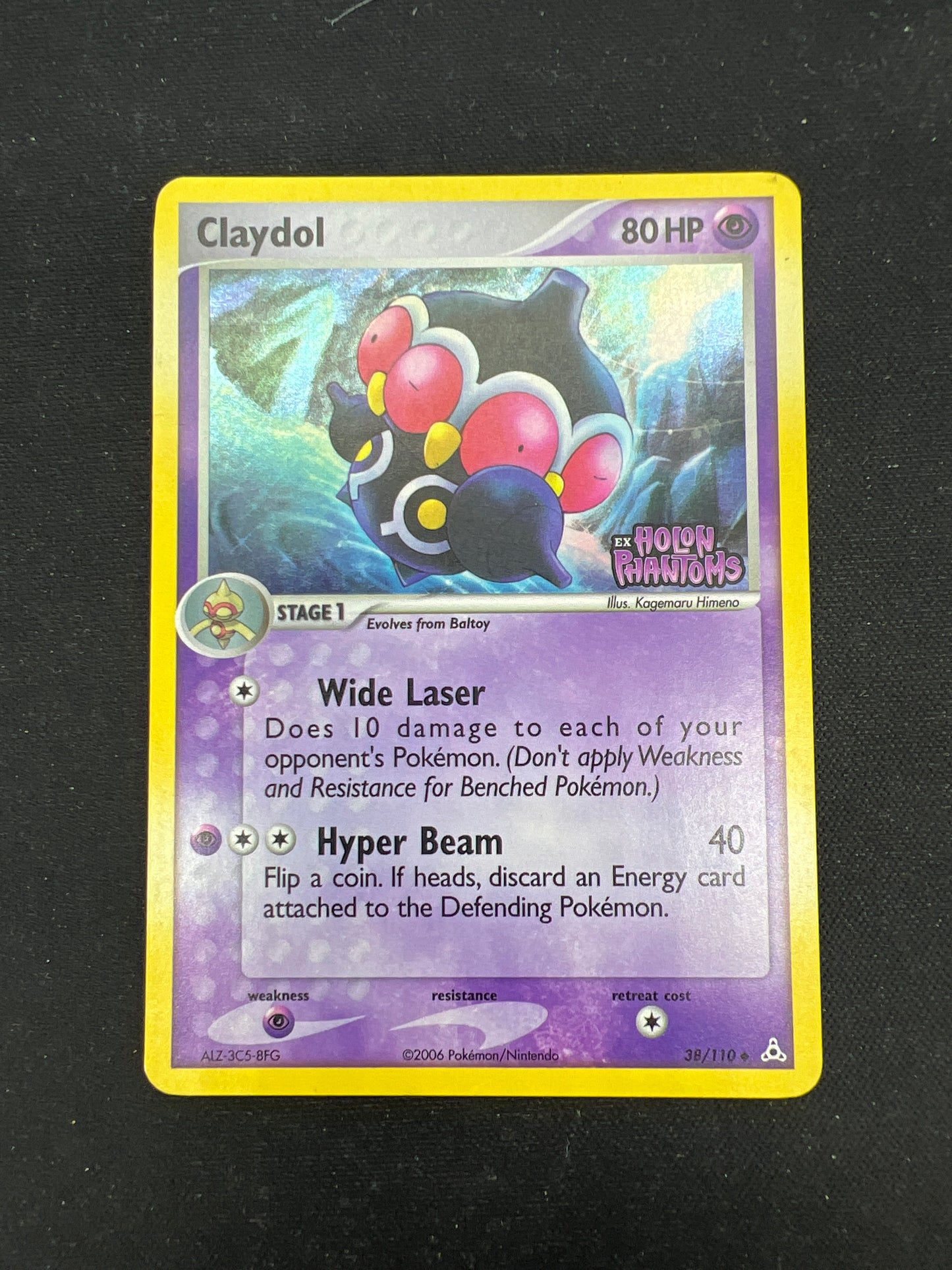 Auction Lot 125: Pokemon Cards Claydol Holo Stamped Holon Phantoms Conditions Vary