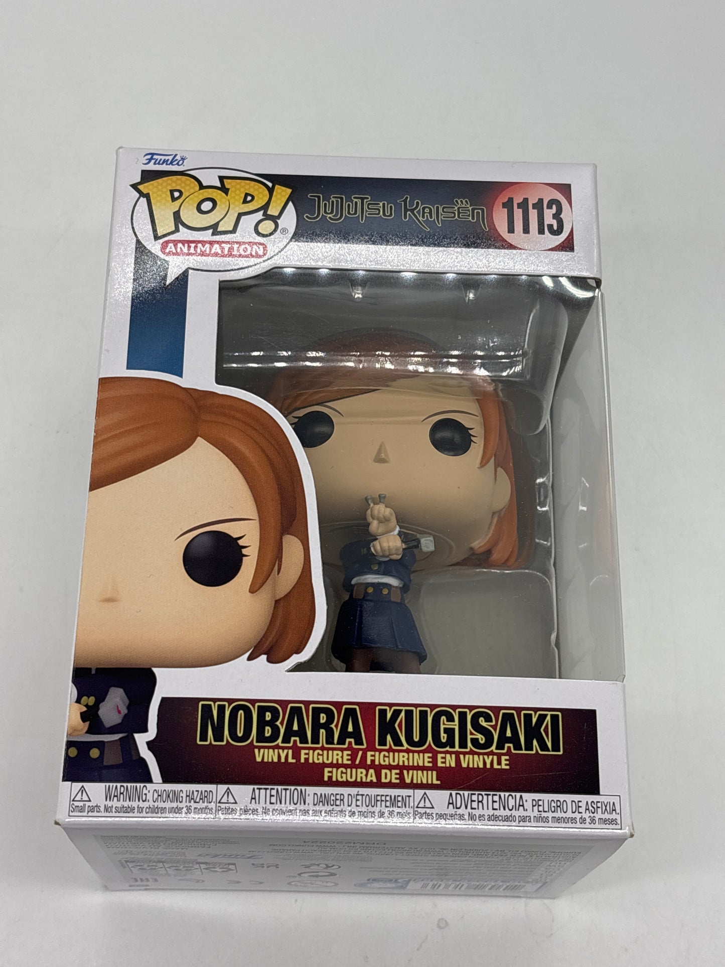 Auction Lot 104: Pop Funko Jujutsu Kaisen Nobara Kugisaki Figure 1113