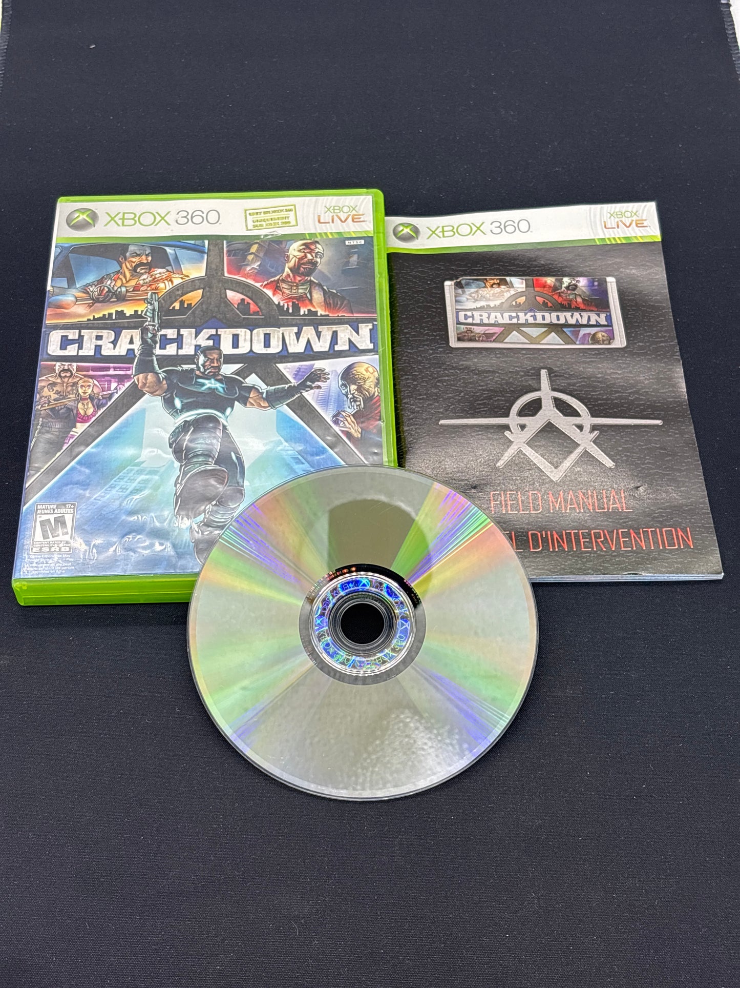 Auction Lot 69: XBOX 360 Crackdown with Case & Disc